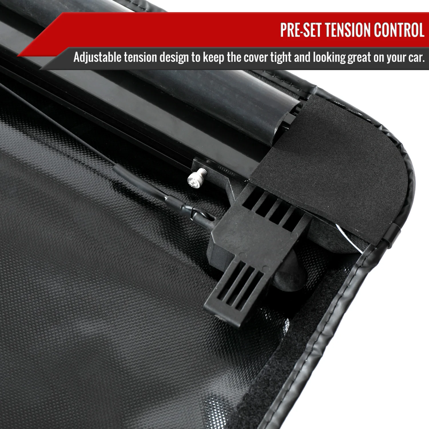 2019-2022 Chevy Silverado/Sierra 2500HD/3500HD 6.5FT Bed Roll Up Tonneau Cover - Image 5
