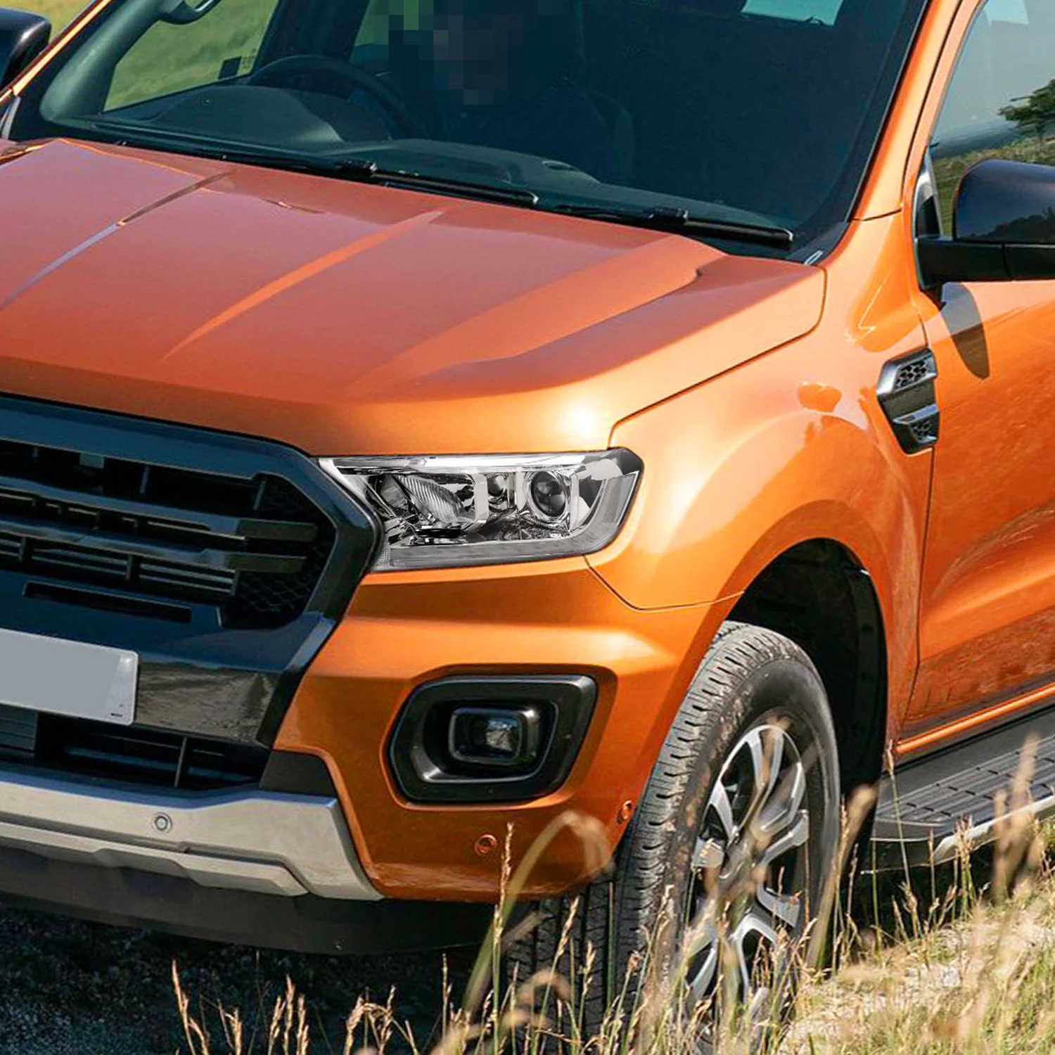 2019-2022 Ford Ranger Switchback LED Bar Projector Headlights Chrome - Image 10