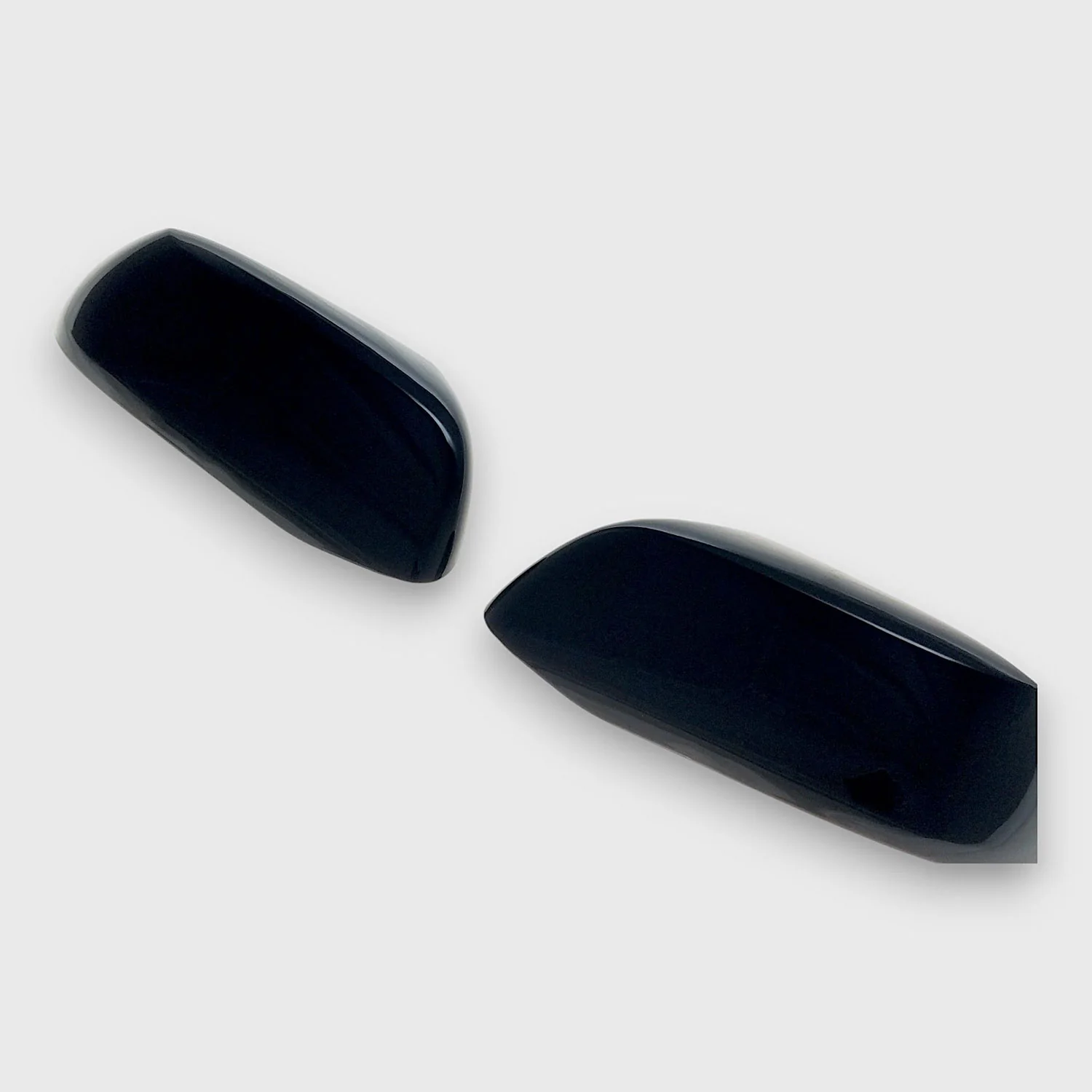 2019-2022 Honda HR-V Mirror Cover Caps Gloss Black 2Pcs ABS Plastic - Image 2