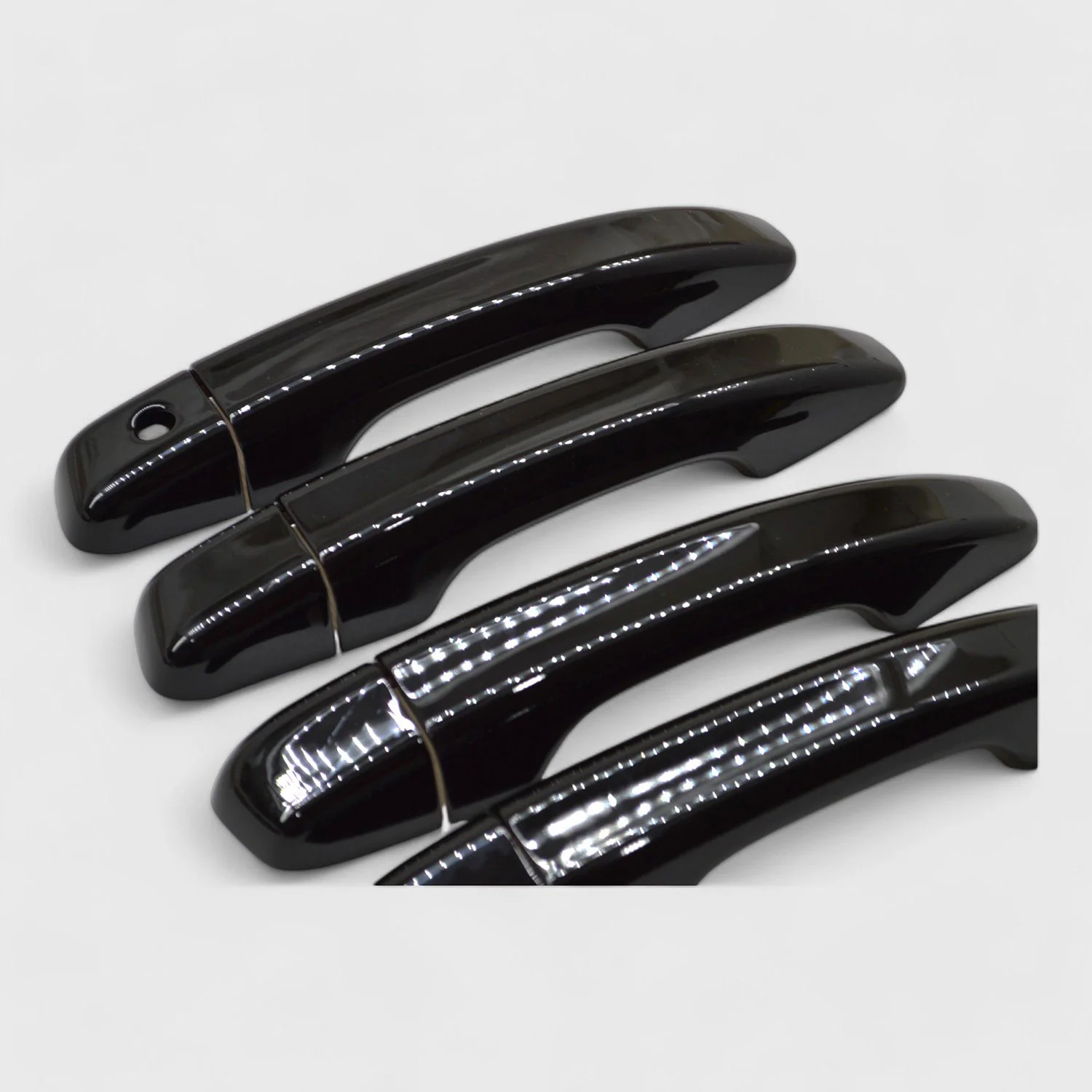 2019-2022 Honda Insight Door Handle Cover Gloss Black 8Pcs ABS Plastic - Image 2