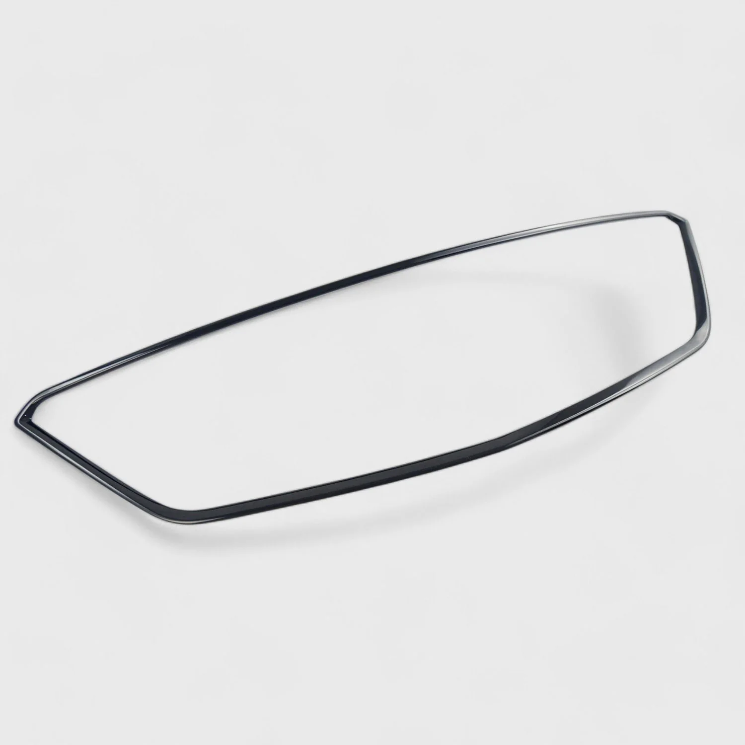 2019-2023 Cadillac XT4 Grille Overlay Gloss Black 1Pcs ABS Plastic - Image 2