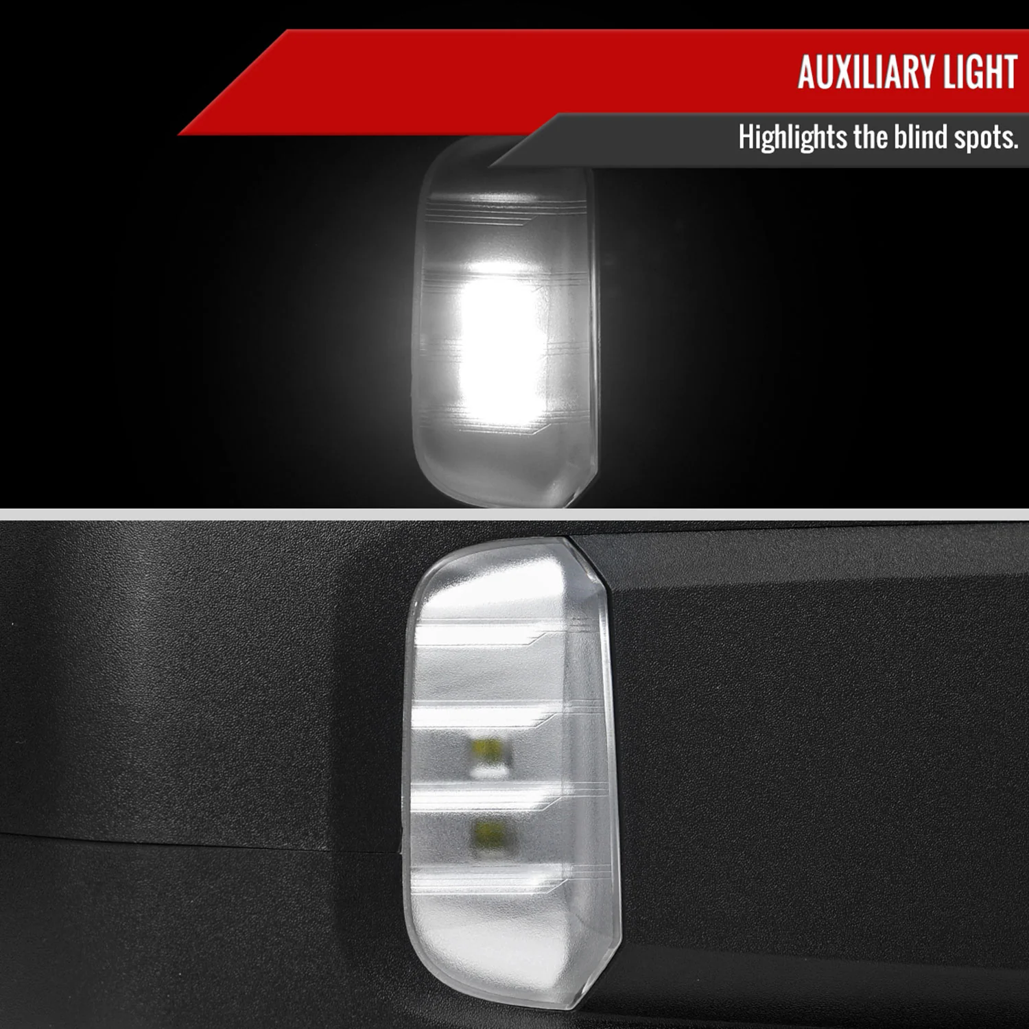 2019-2024 Chevy Silverado 1500 Black Auto-Fold Side Mirror Passenger Side - Image 3