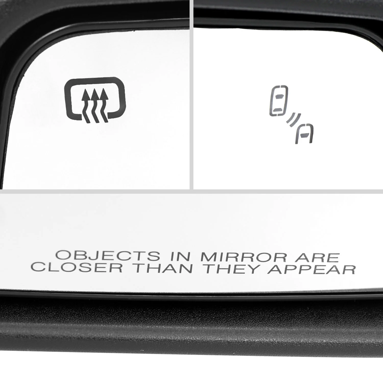 2019-2024 Chevy Silverado 1500 Chrome Manual Fold&Heated Side Mirror Passenger - Image 5