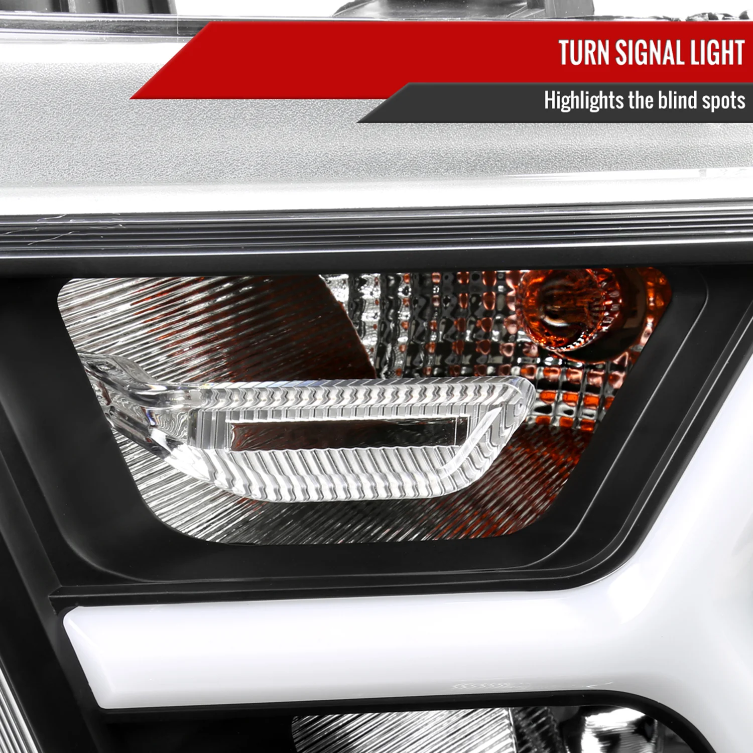 2019-2024 Dodge RAM 1500 Animated LED Bar Factory Headlights Matt Black/Clear - Image 6