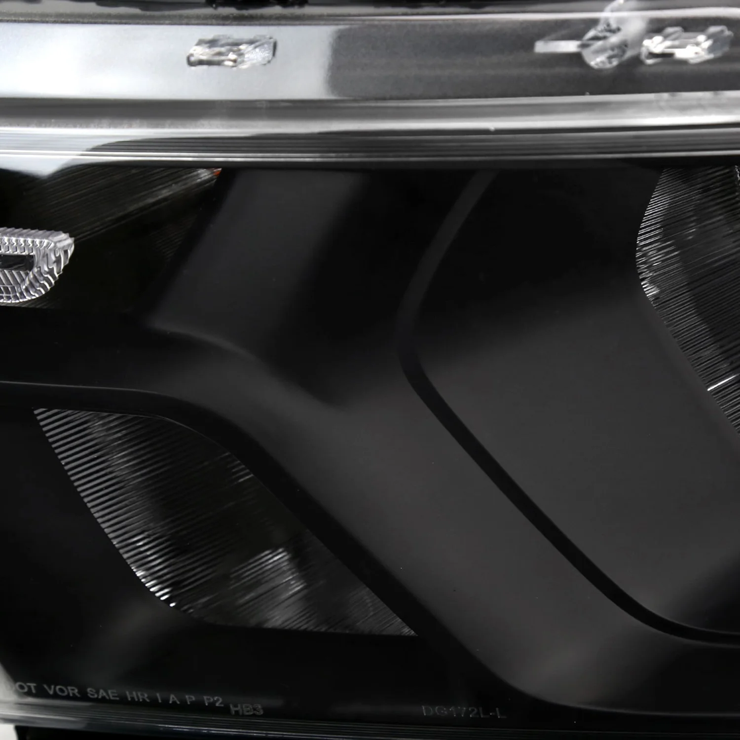 2019-2024 Dodge RAM 1500 Factory Headlights Amber Reflectors Matt Black - Image 7