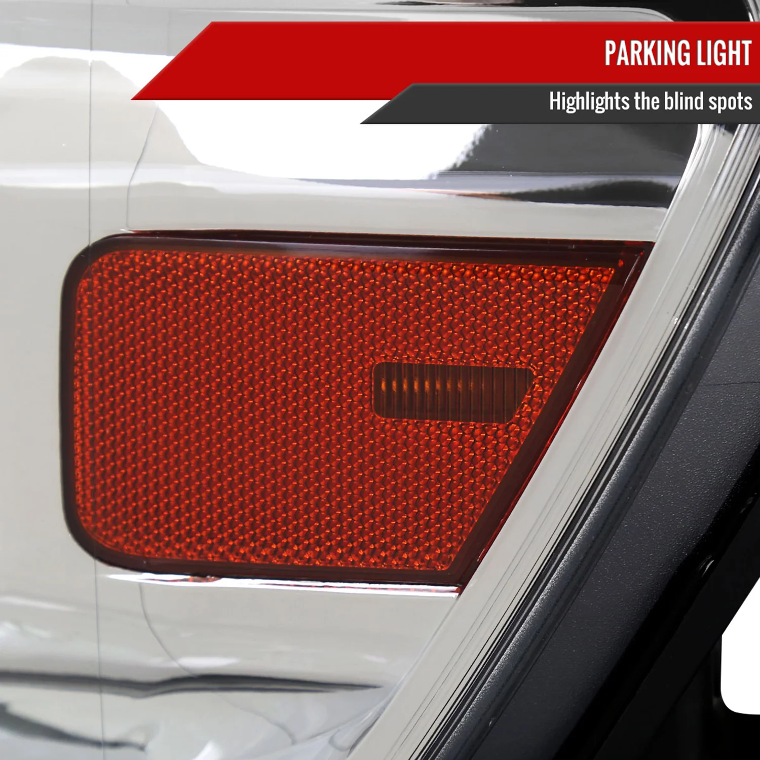 2019-2024 Dodge RAM 1500 Factory Headlights w/Amber Reflectors Chrome/Clear - Image 5