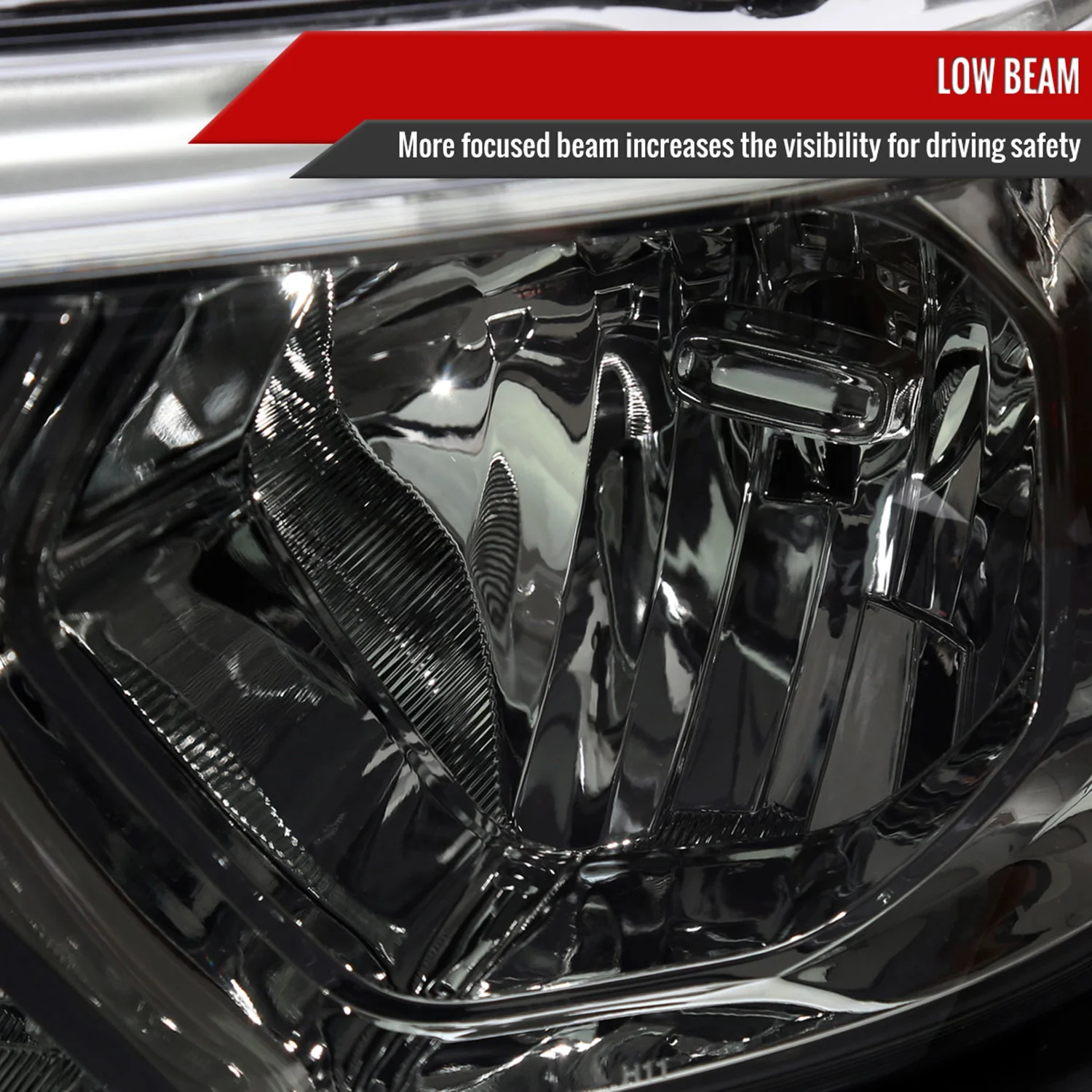 2019-2024 Dodge RAM 1500 Factory Headlights w/Amber Reflectors Chrome/Smoke - Image 2