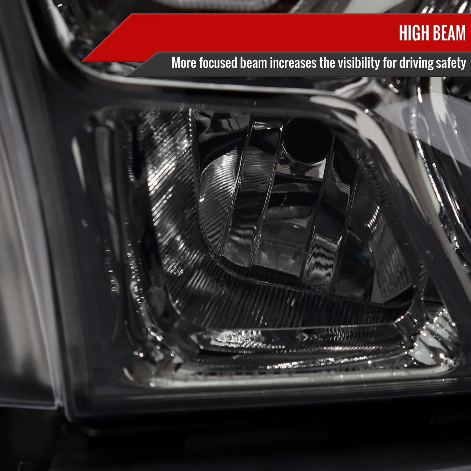 2019-2024 Dodge RAM 1500 Factory Headlights w/Amber Reflectors Chrome/Smoke - Image 3