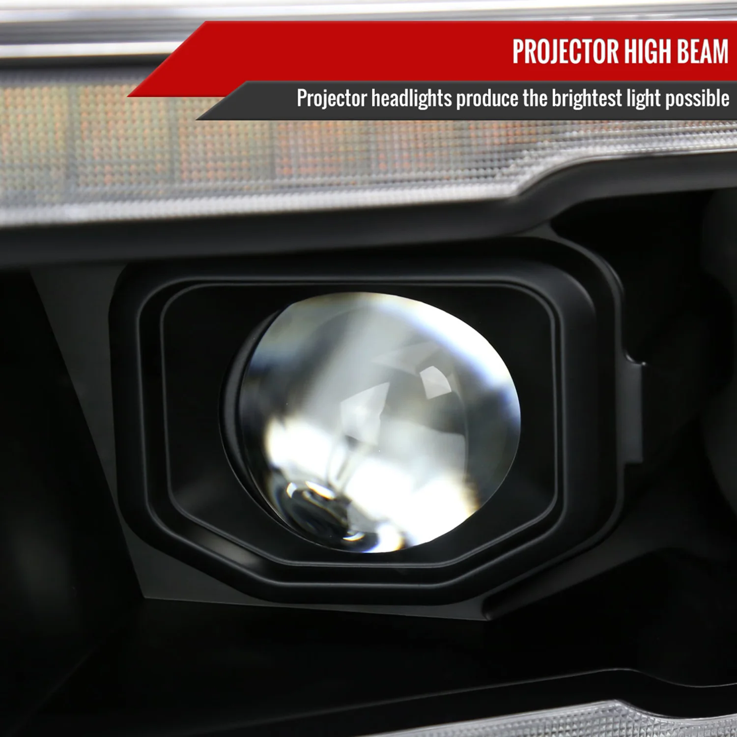 2019-2024 Dodge RAM 1500 Sequential LED Turn Signal Projector Headlights Black - Image 5