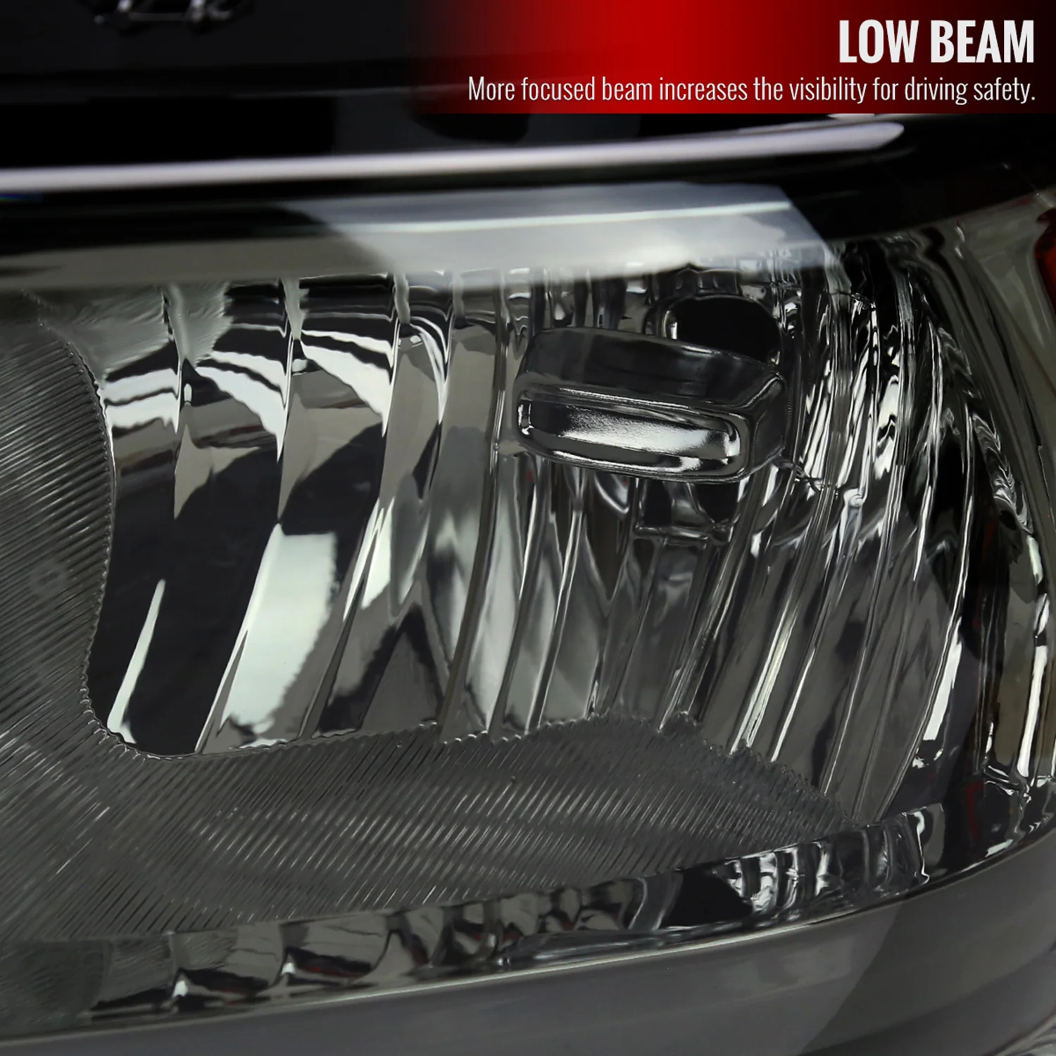 2019-2024 Dodge RAM 2500/3500/4500/5500 LED Factory Headlights Chrome/Smoke - Image 3