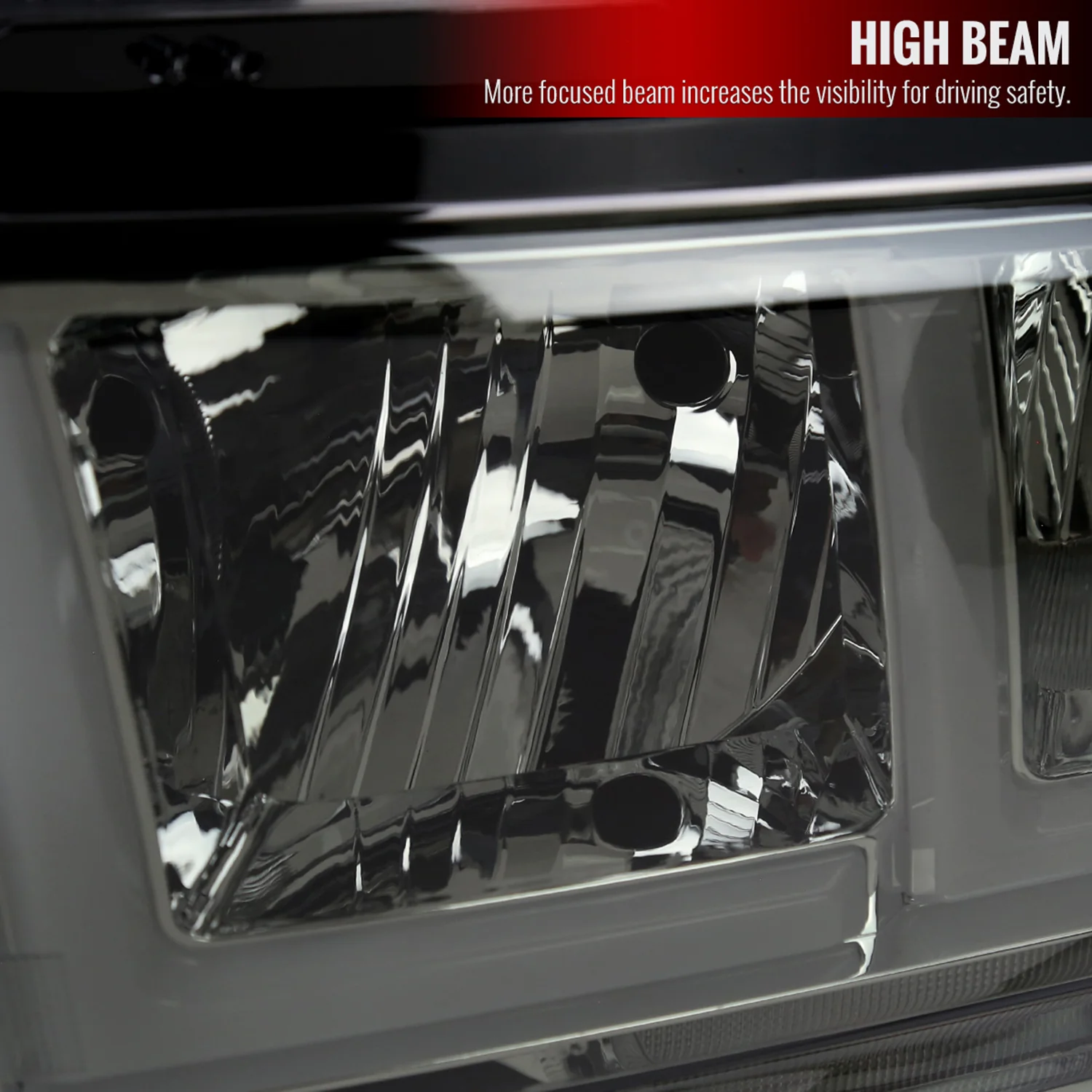 2019-2024 Dodge RAM 2500/3500/4500/5500 LED Factory Headlights Chrome/Smoke - Image 4
