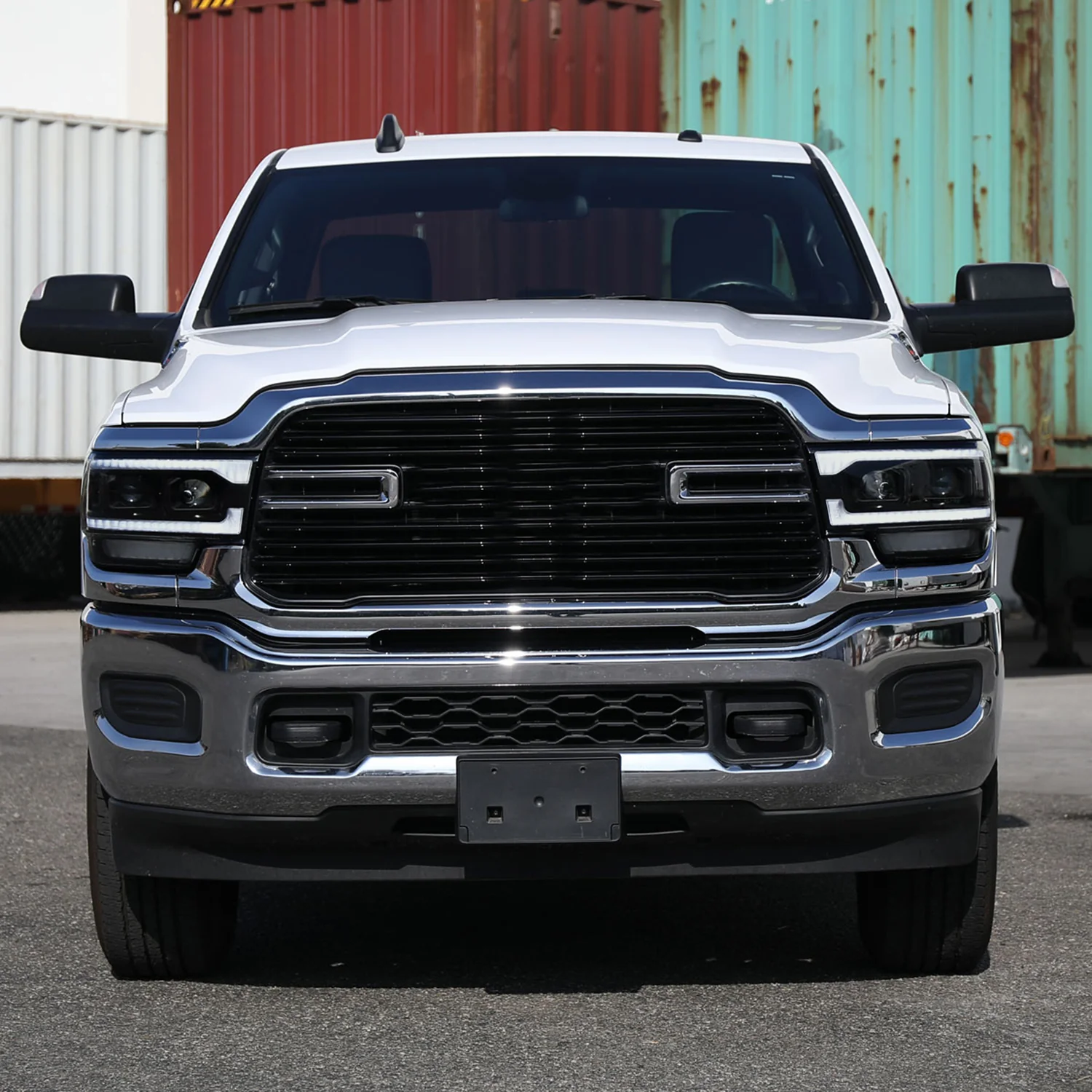 2019-2024 Dodge RAM 2500/3500/4500/5500 LED Signal Projector Headlights Smoke - Image 10