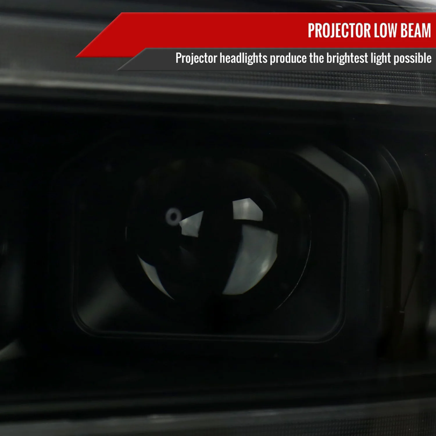 2019-2024 Dodge RAM 2500/3500/4500/5500 LED Signal Projector Headlights Smoke - Image 4