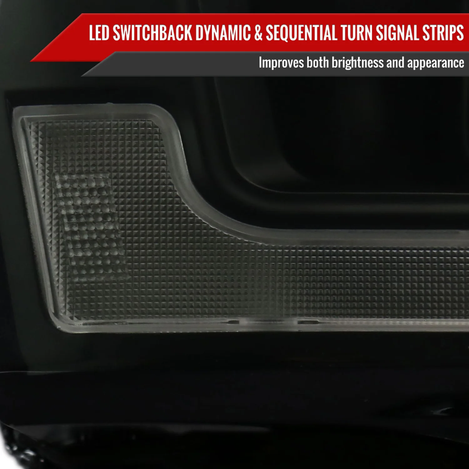 2019-2024 Dodge RAM 2500/3500/4500/5500 LED Signal Projector Headlights Smoke - Image 6