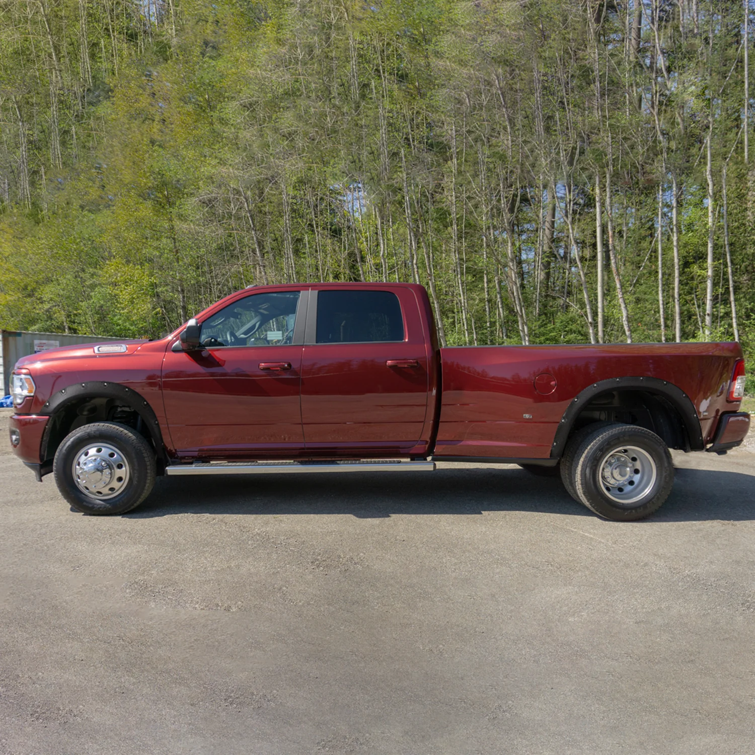 2019-2024 Dodge Ram 2500/3500 4PC Textured Pocket Rivet Style Fender Flares - Image 10