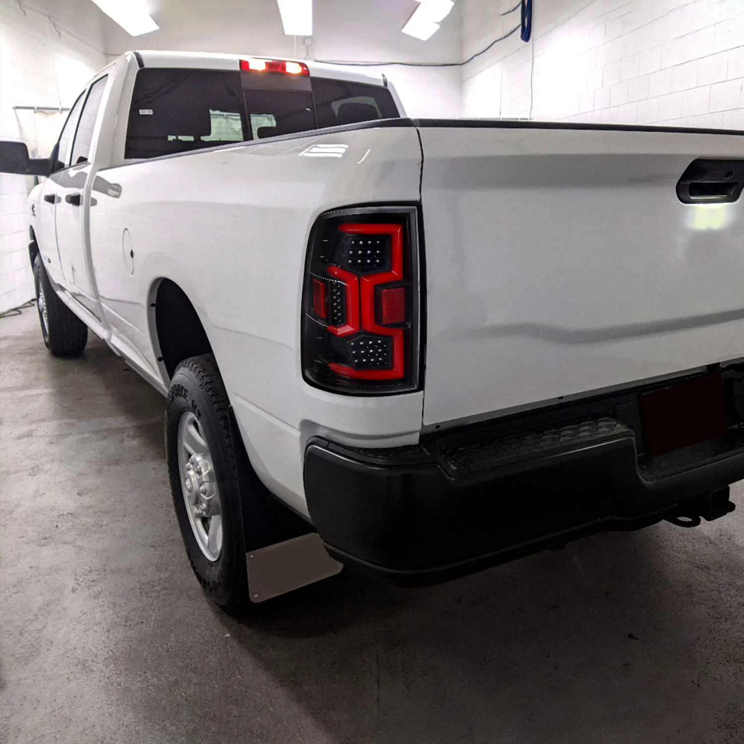 2019-2024 Dodge RAM 2500/3500 LED Signal Tail Lights Jet Black/Clear - Image 9
