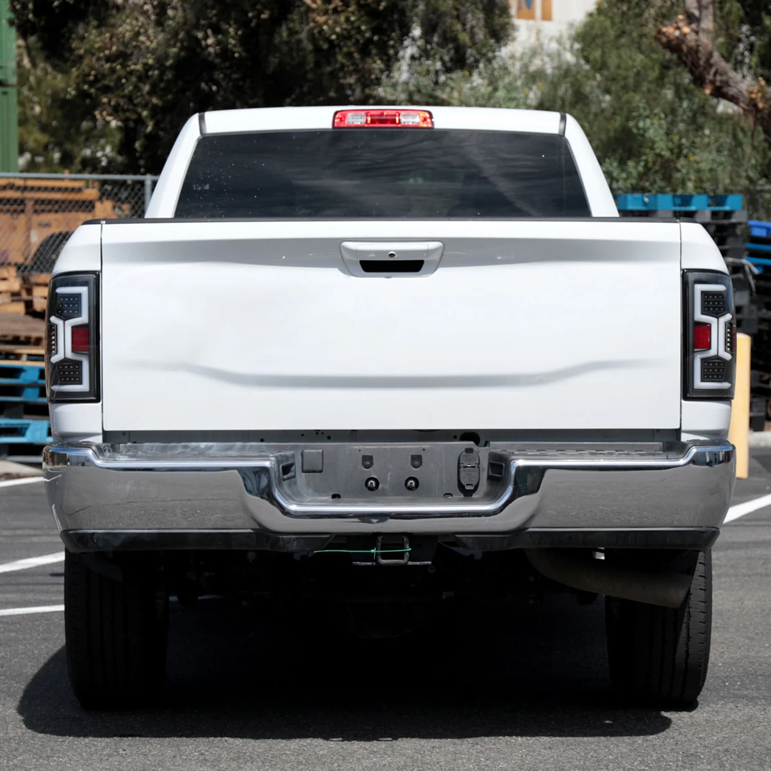 2019-2024 Dodge RAM 2500/3500 LED Signal Tail Lights Matt Black/Clear - Image 10