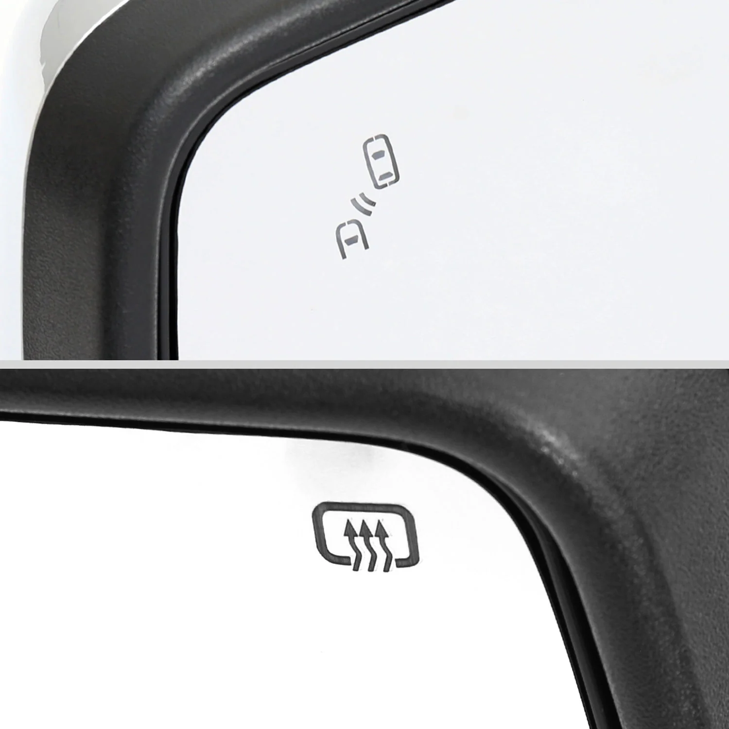 2019-2024 GMC Sierra 1500 Chrome Manual Fold & Heated Side Mirror Driver Side - Image 5