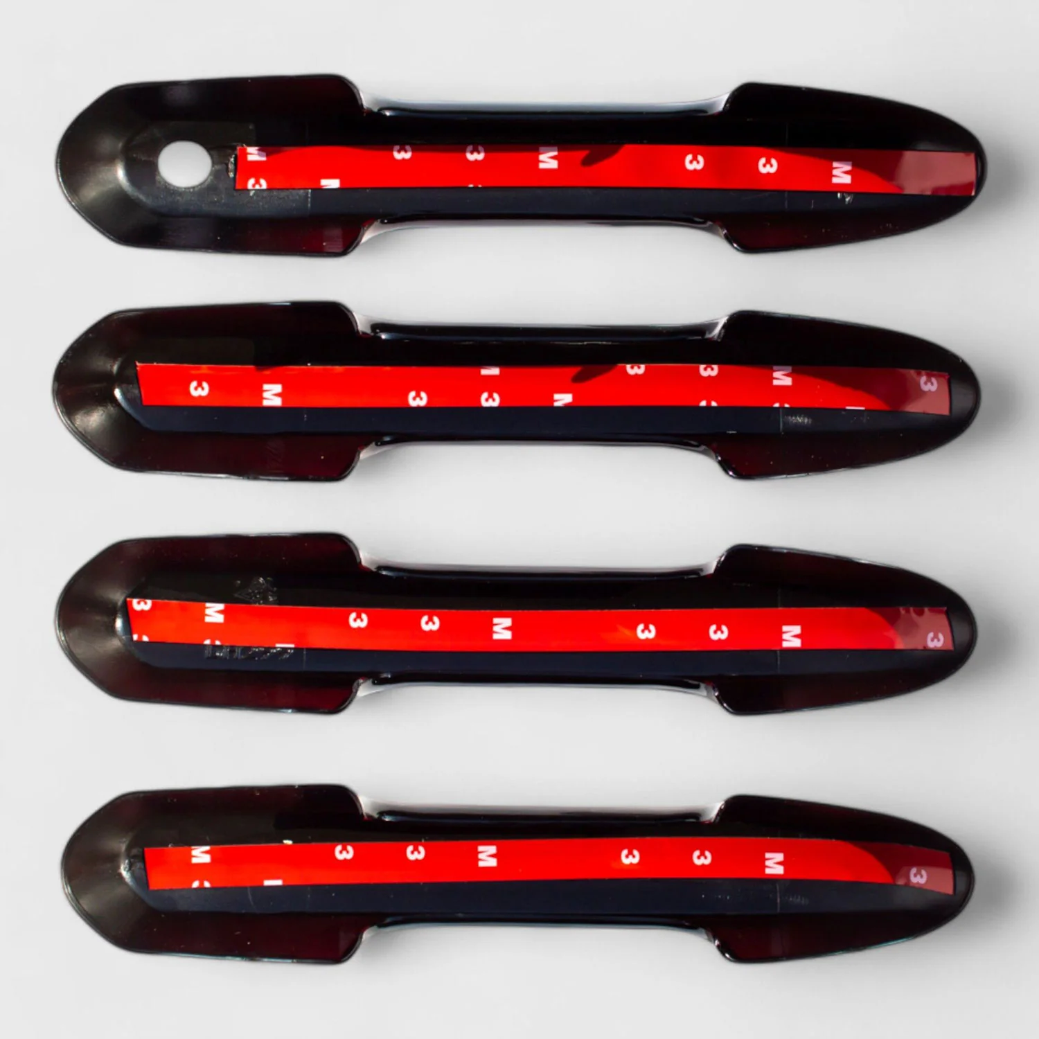 2019-2024 Toyota Highlander / RAV4 Door Handle Cover Gloss Black 4Pcs ABS Plastic - Image 3
