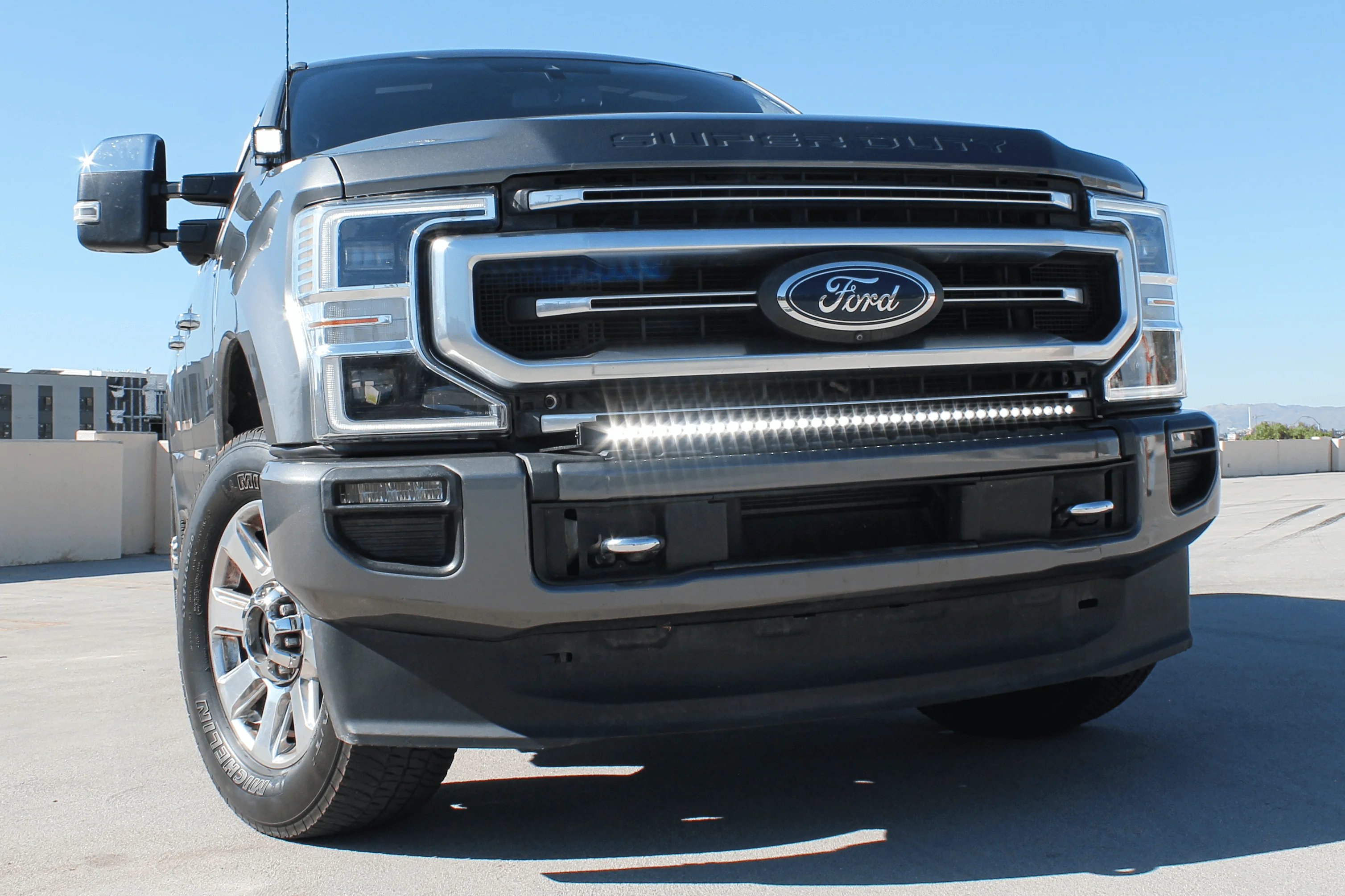 2020-2022 Ford Super Duty F250/F350/F450 40in Light Bar - Slim - Image 3