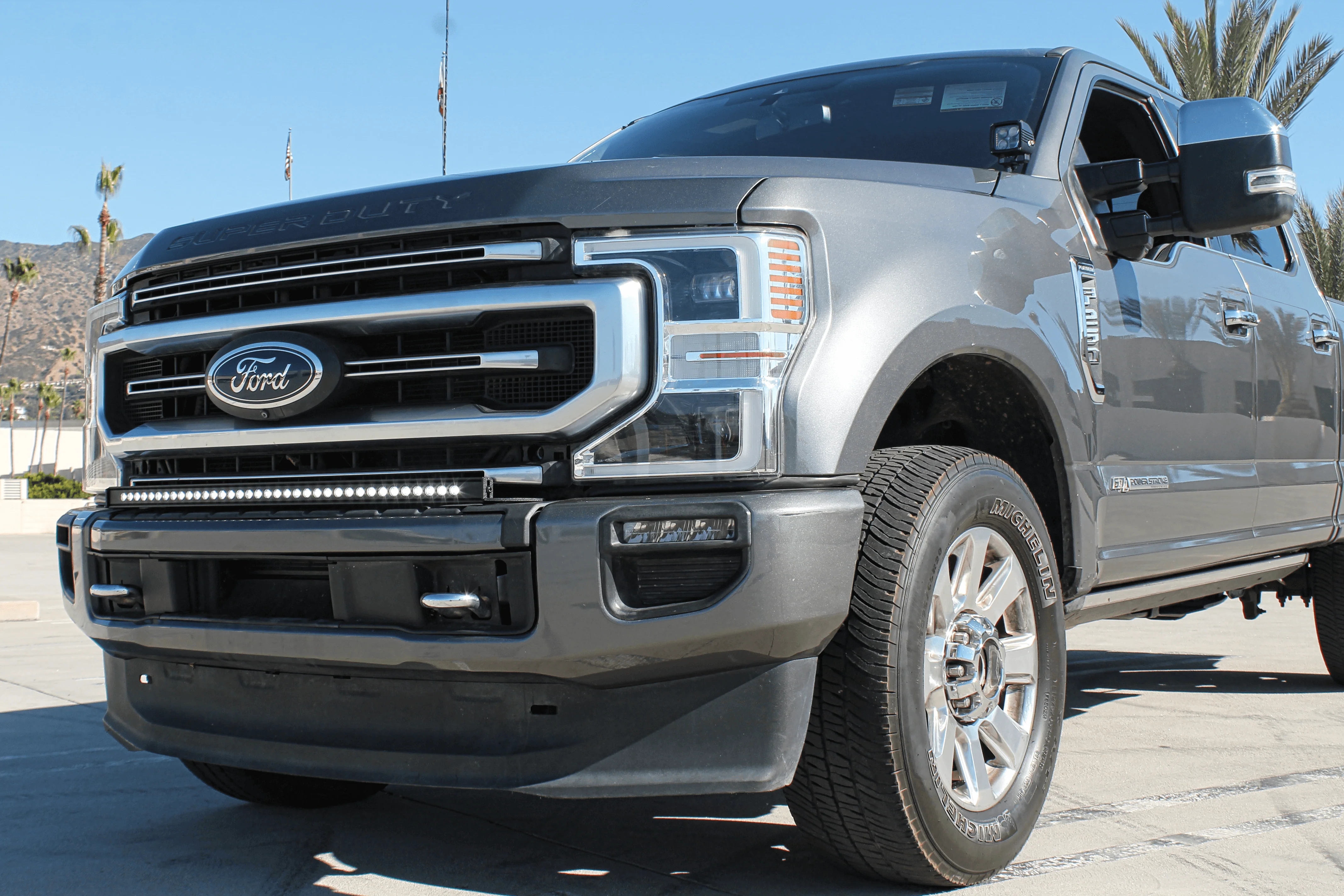 2020-2022 Ford Super Duty F250/F350/F450 40in Light Bar - Slim - Image 6