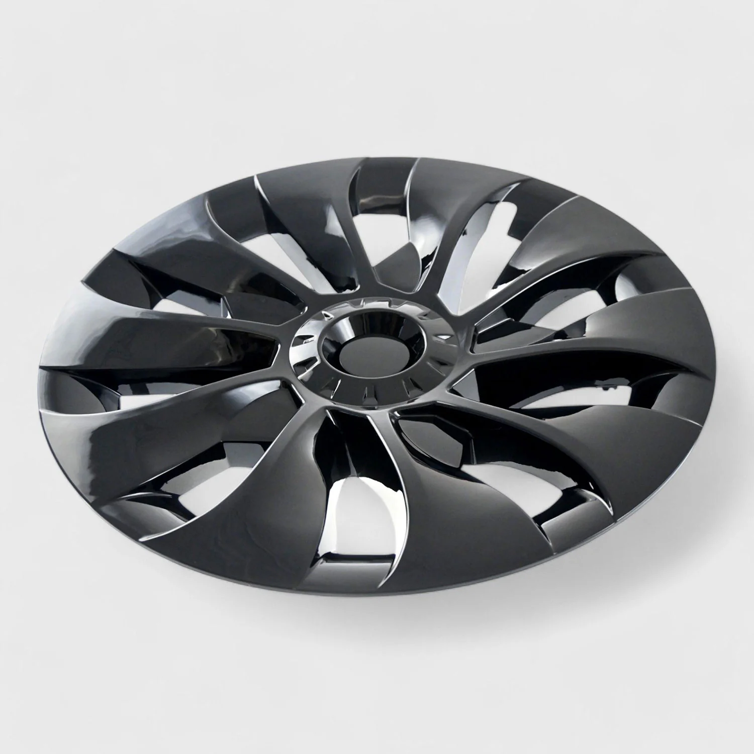 2020-2023 Tesla 3 Wheel Cover Hubcaps Gloss Black 4Pcs ABS Plastic - Image 4