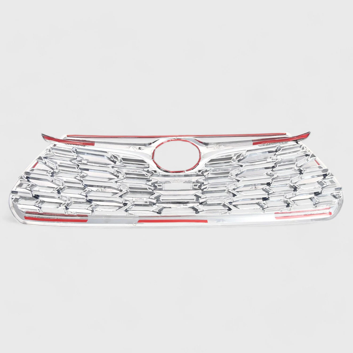 2020-2024 Toyota Highlander Grille Overlay Chrome 1Pcs ABS Plastic - Image 3