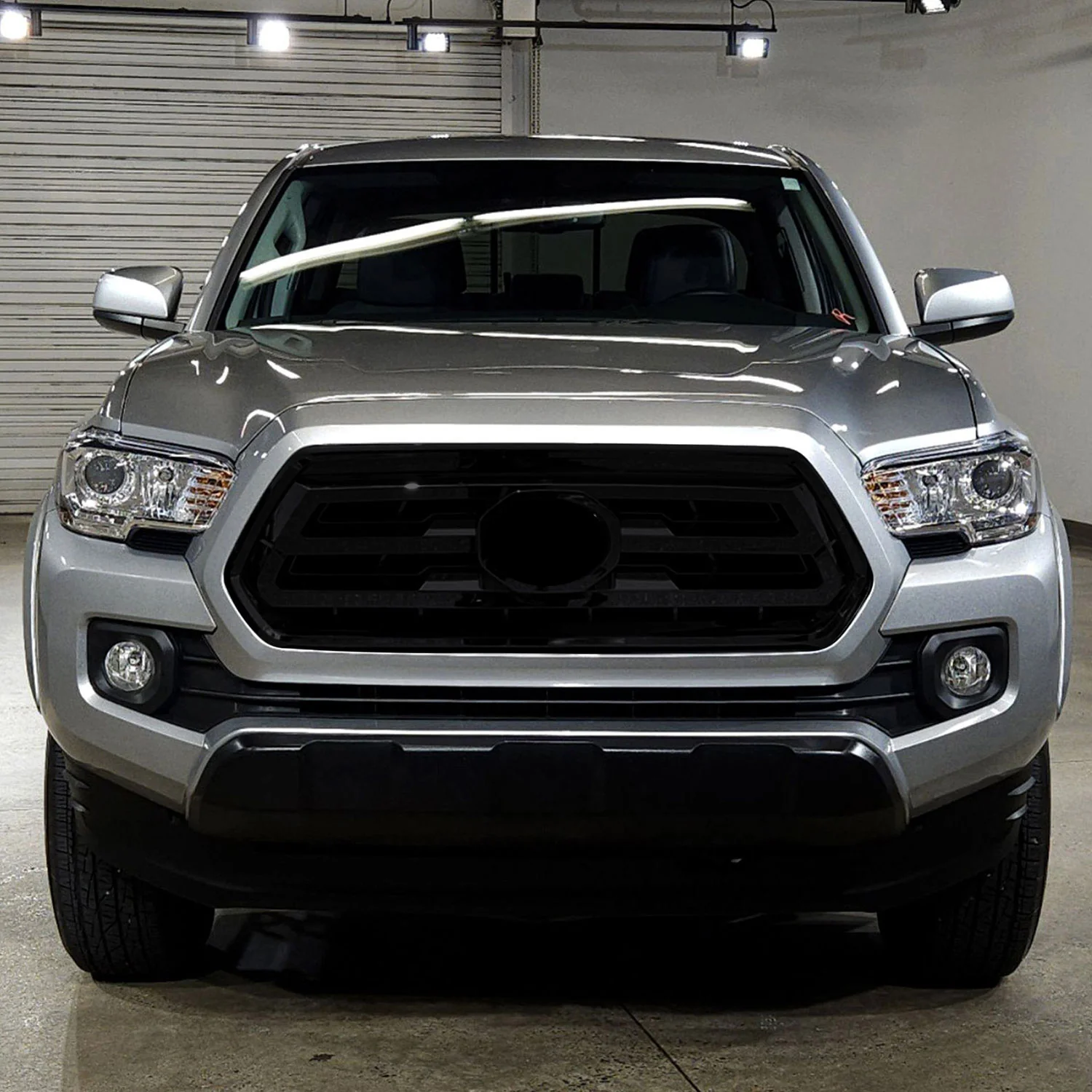 2020-2024 Toyota Tacoma Grille Overlay Gloss Black 1Pcs ABS Plastic - Image 5