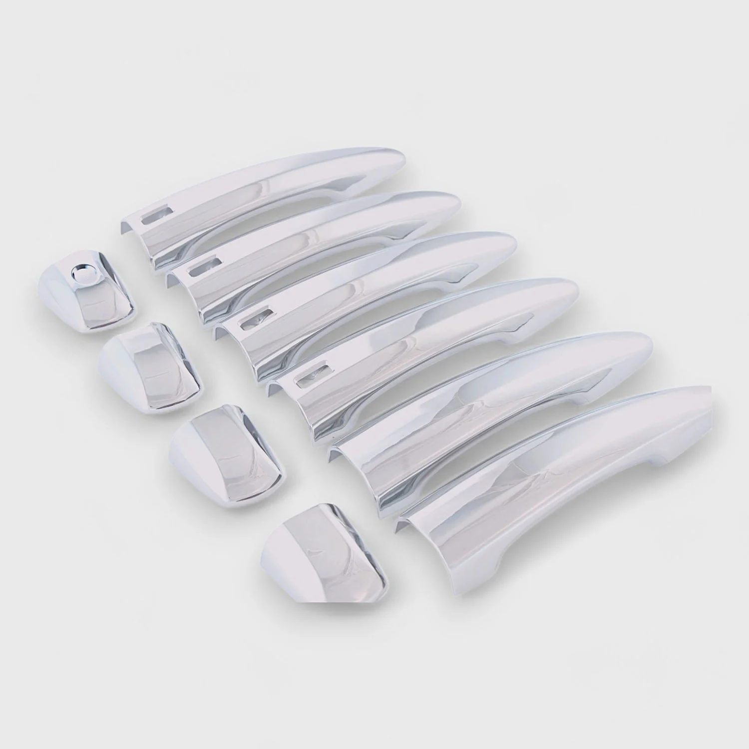 2020-2025 Nissan Sentra Door Handle Cover Chrome 10Pcs ABS Plastic - Image 2
