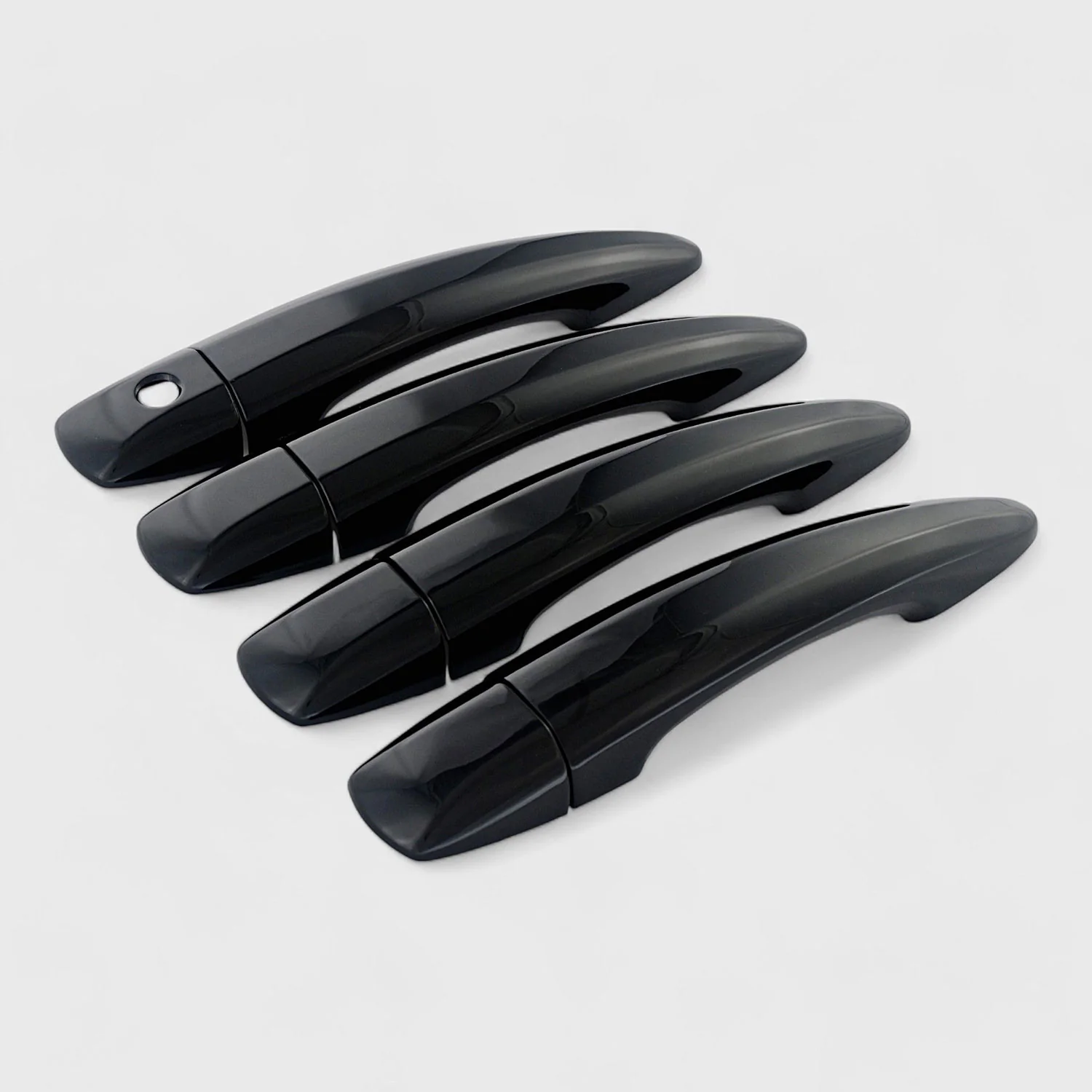 2020-2025 Nissan Sentra Door Handle Cover Gloss Black 8Pcs ABS Plastic - Image 2