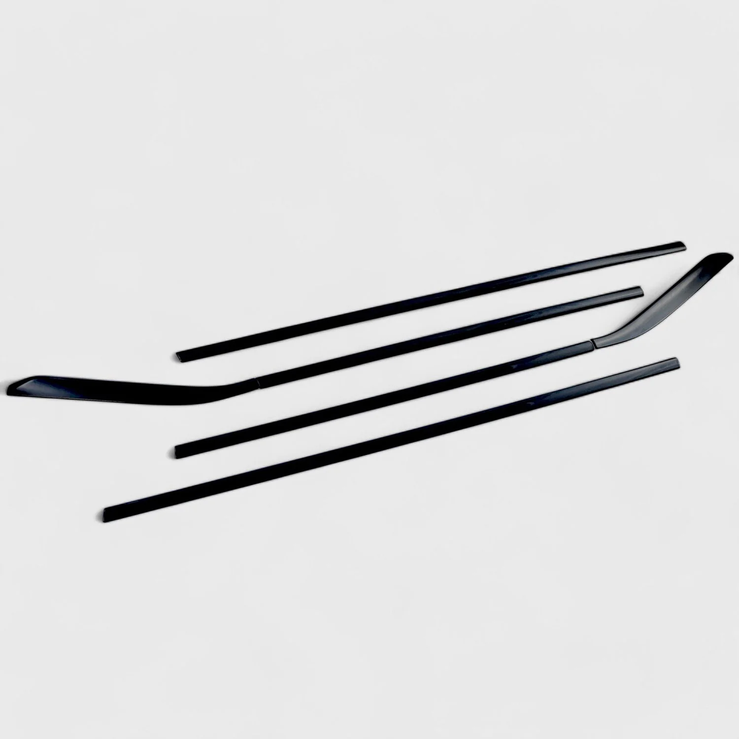 2020-2025 Nissan Sentra Window Trim Set Gloss Black 6Pcs ABS Plastic - Image 3