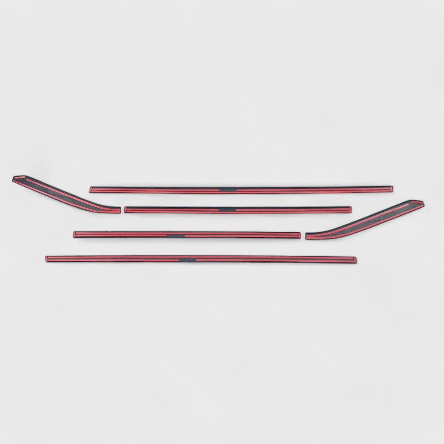 2020-2025 Nissan Sentra Window Trim Set Gloss Black 6Pcs ABS Plastic - Image 4
