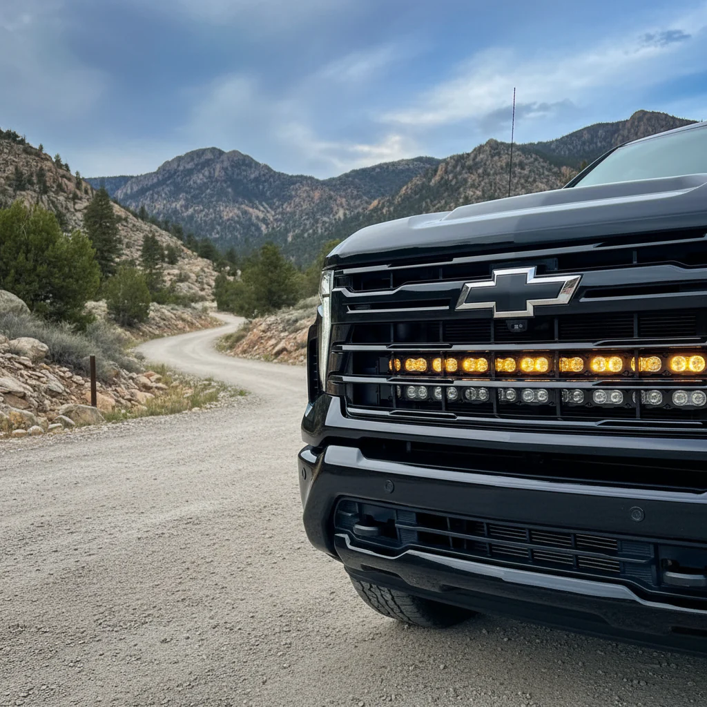 Silverado 2500 3500 light bar single 40in Light Bar - PRO - Image 6