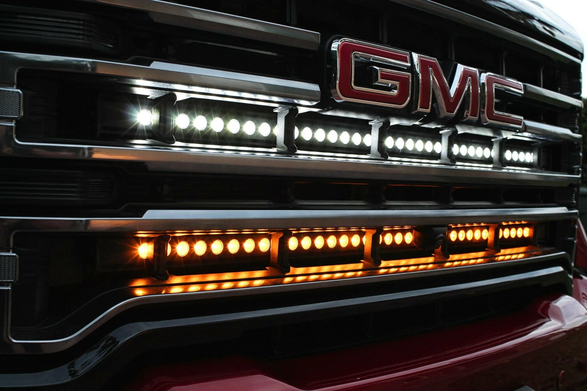 2020+ GMC Sierra 2500/3500HD Dual 40s Light Bars - Image 2
