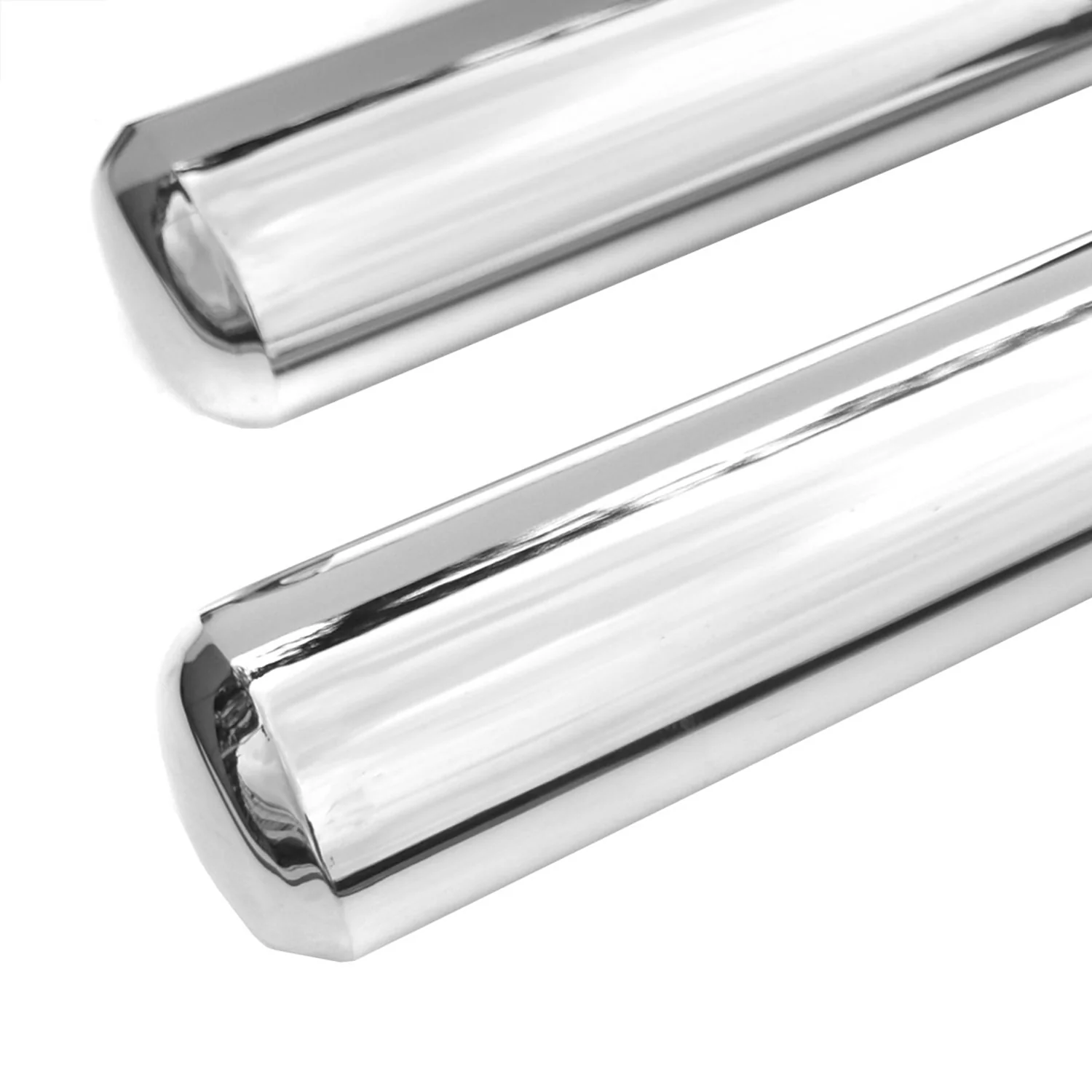 2021-2022 Chevy Tahoe/GMC Yukon Chrome 4" Side Step Nerf Bars Running Boards - Image 3
