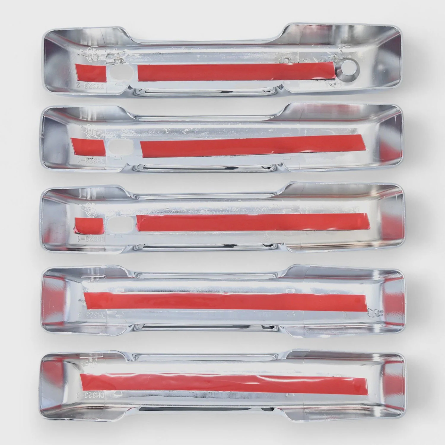2021-2024 Ford Bronco Door Handle Cover Chrome 5Pcs ABS Plastic - Image 5