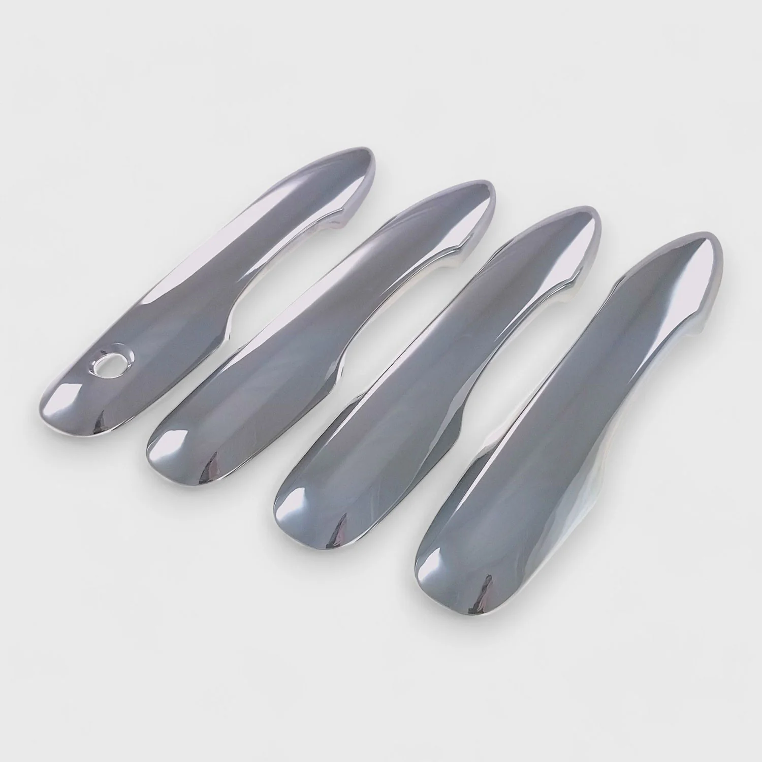 2021-2024 Toyota Venza Door Handle Cover Chrome 4Pcs ABS Plastic - Image 2