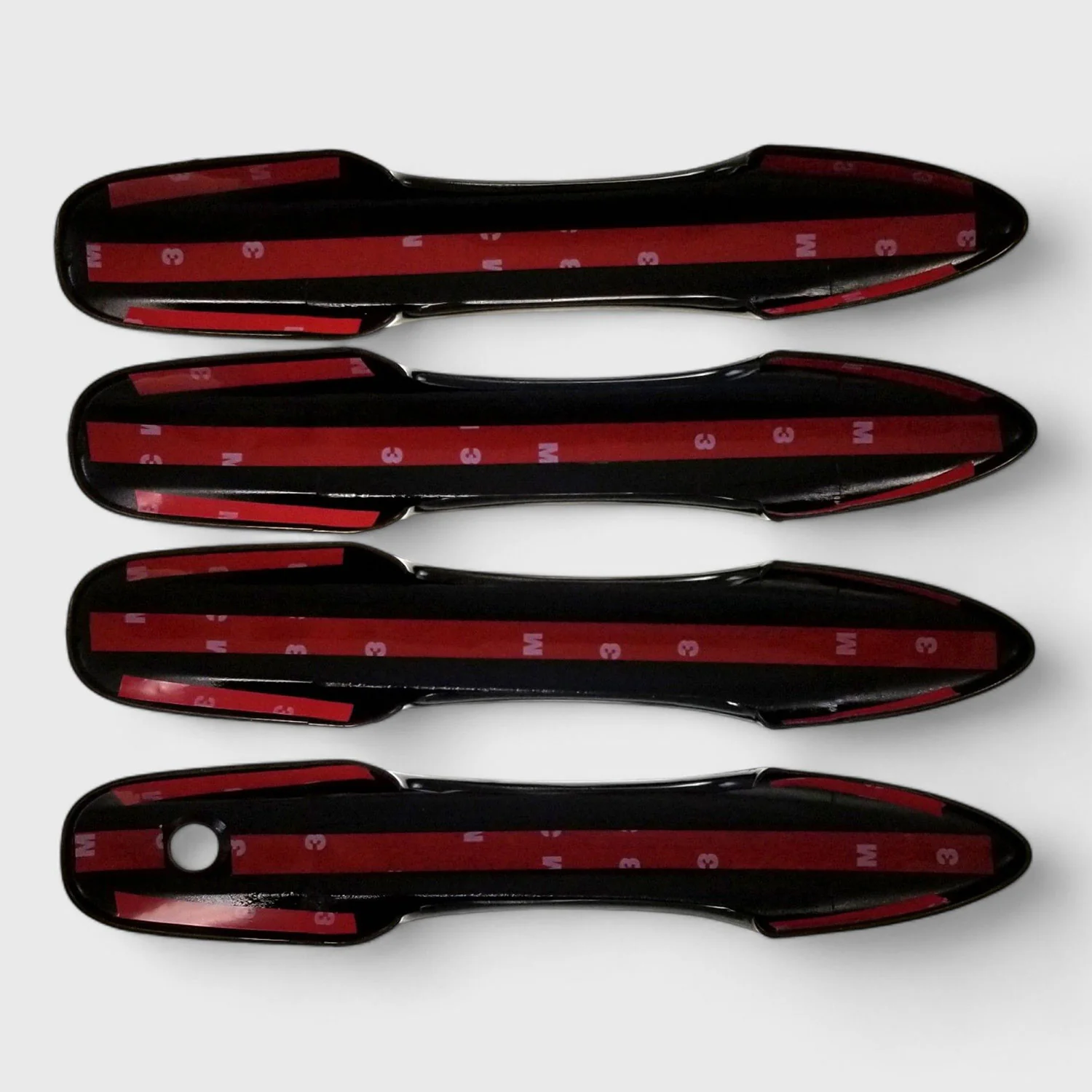 2021-2024 Toyota Venza Door Handle Cover Gloss Black 4Pcs ABS Plastic - Image 3
