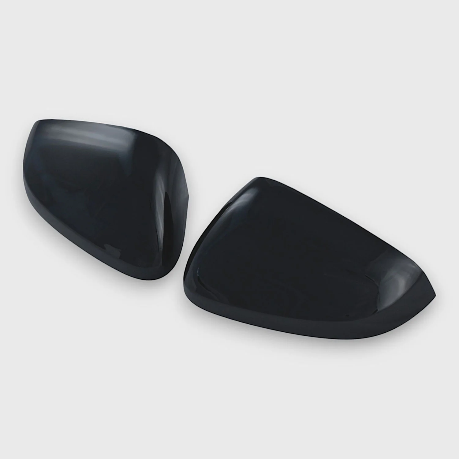2021-2025 Chevrolet Trailblazer Mirror Cover Caps Gloss Black 2Pcs ABS Plastic - Image 2