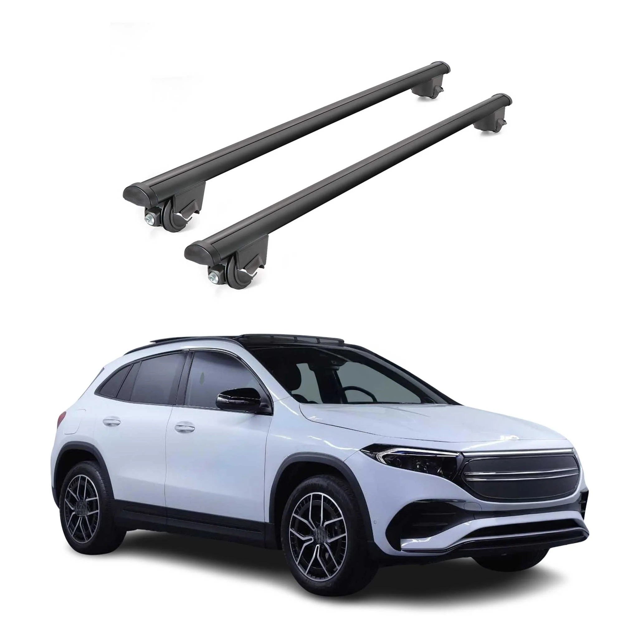 2022-2026 Mercedes EQA Roof Rack Cross Bars Black