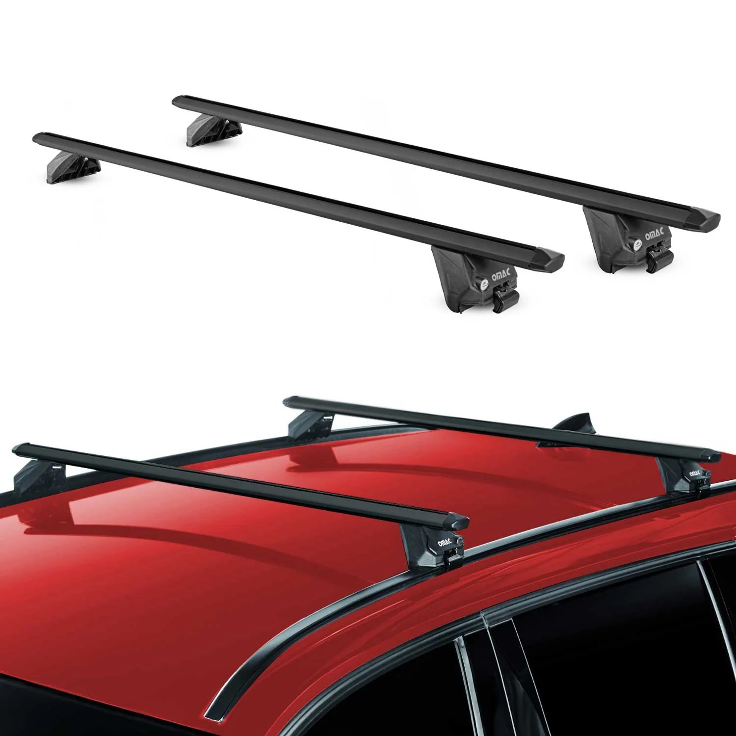 2023-2024 BMW X1 U11 Roof Rack Cross Bars Black - Image 2