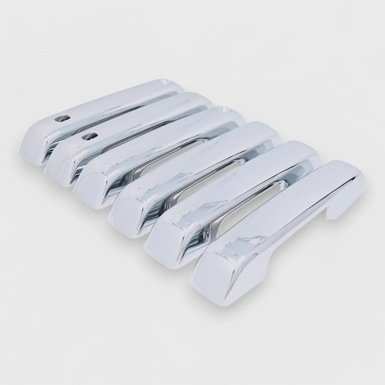 2023-2024 Ford F-250/350/450/550 Door Handle Cover Chrome 6Pcs ABS Plastic - Image 3