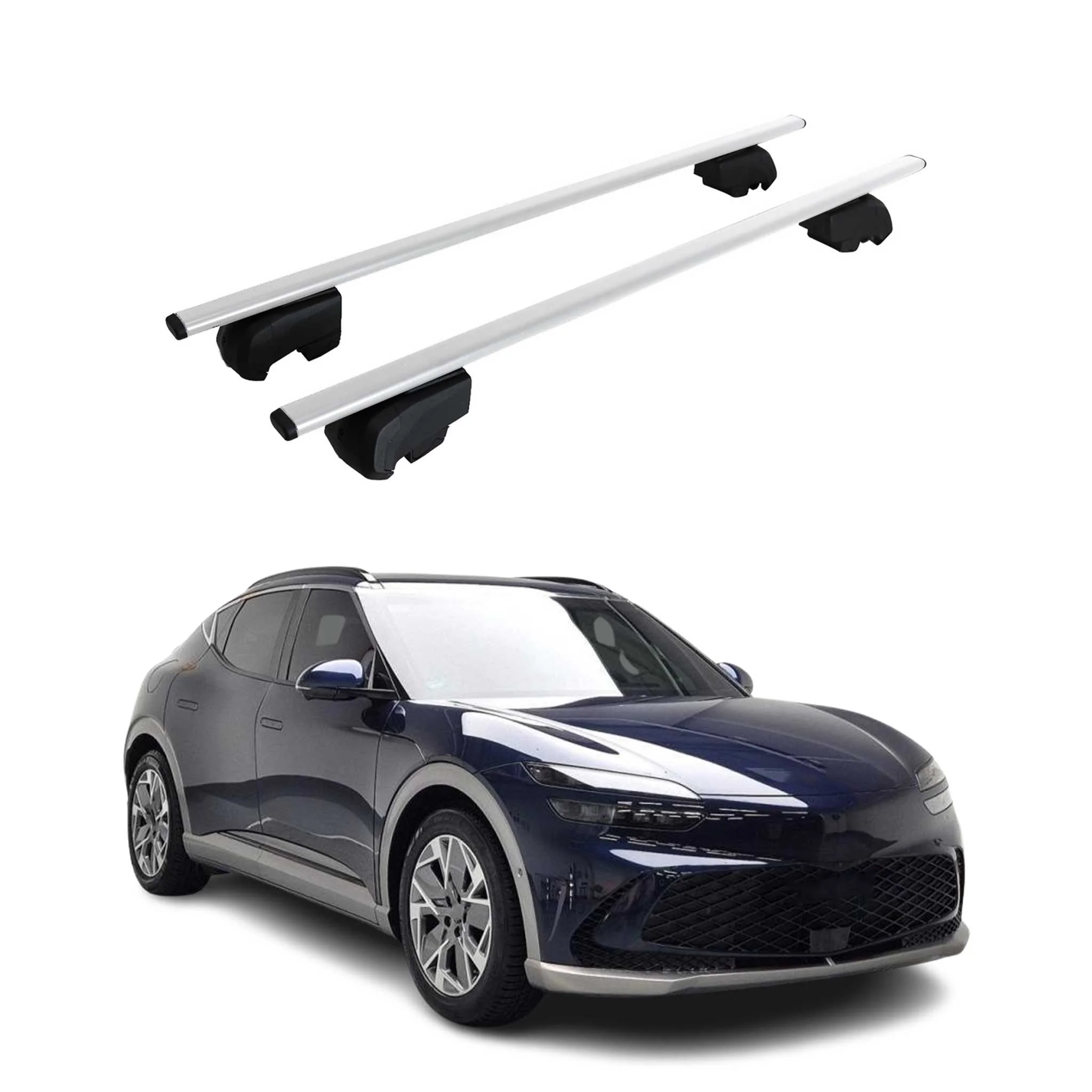 2023-2026 Genesis GV60 Roof Rack Cross Bars Silver