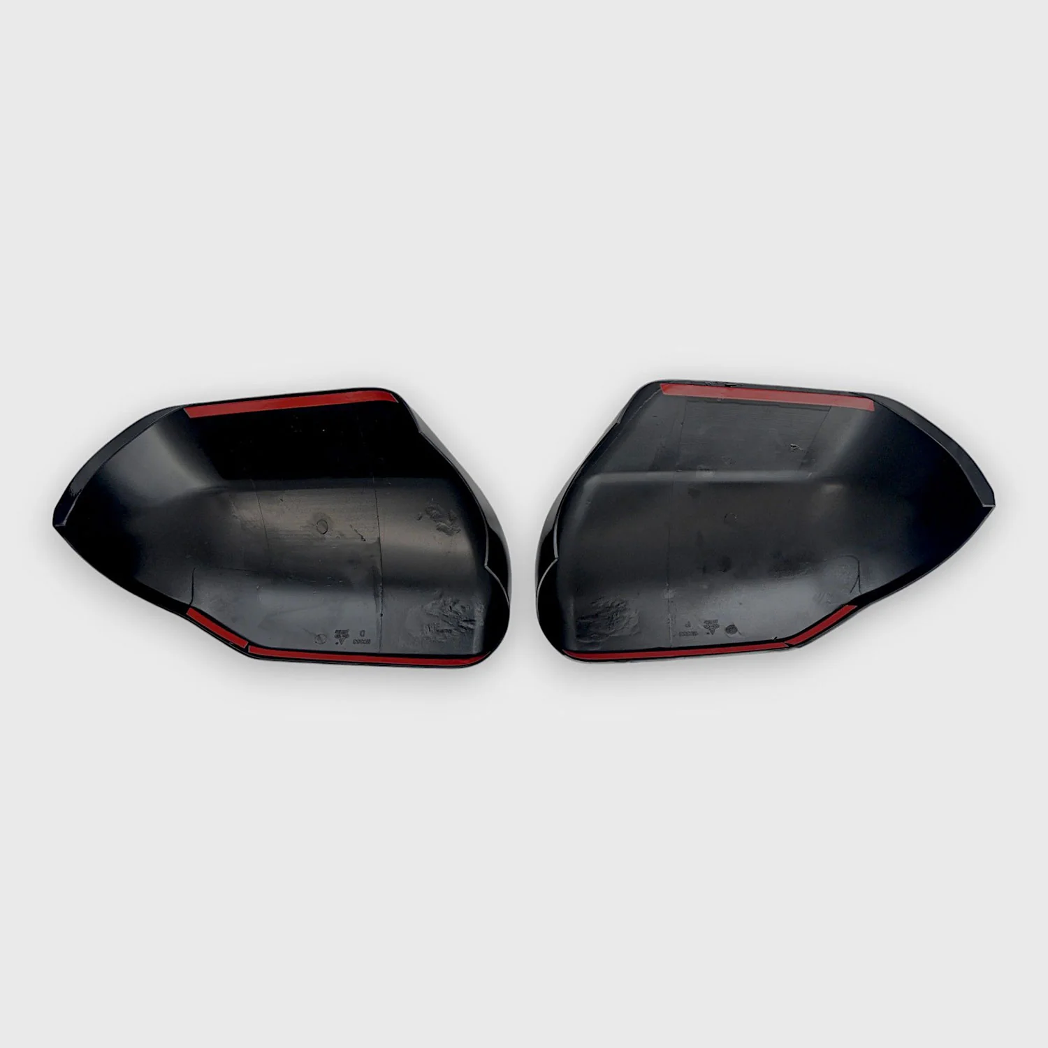 2023-2024 Toyota Sequoia Mirror Cover Caps Gloss Black 2Pcs ABS Plastic - Image 3