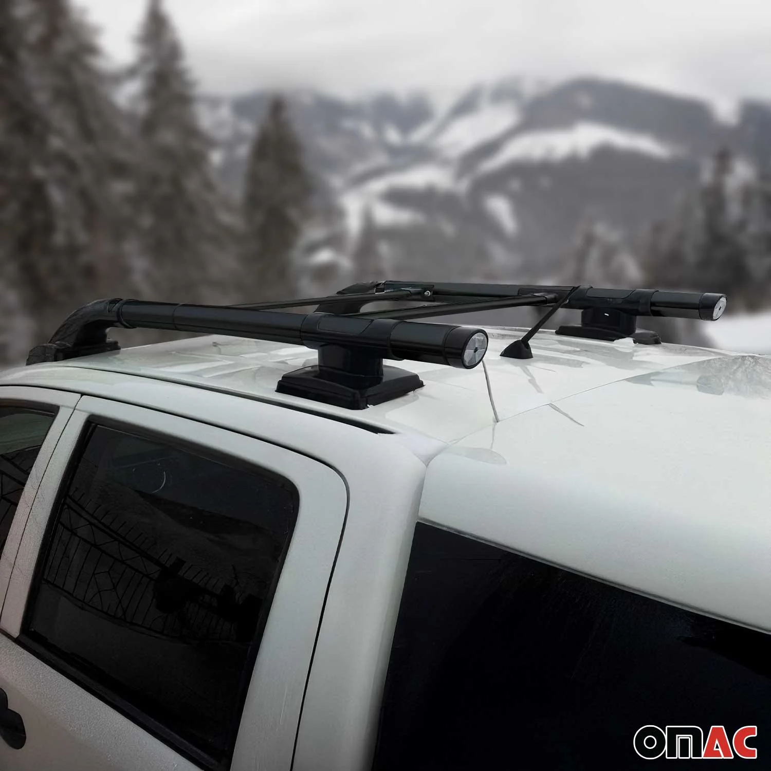 2023-2026 Chevrolet Colorado III Top Roof Rack & Side Rails Black Alu 4Pcs - Image 12