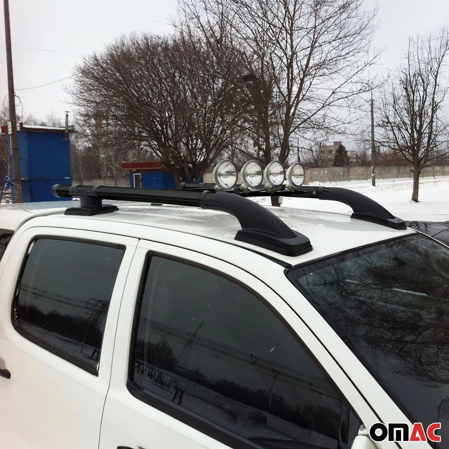 2023-2026 Chevrolet Colorado III Top Roof Rack & Side Rails Black Alu 4Pcs - Image 7