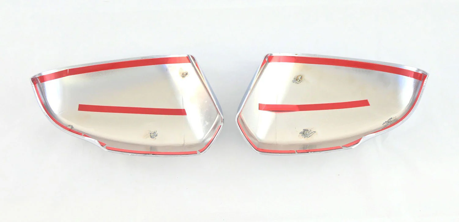 2023-2025 Honda HR-V Mirror Cover Caps Chrome 2Pcs ABS Plastic - Image 3
