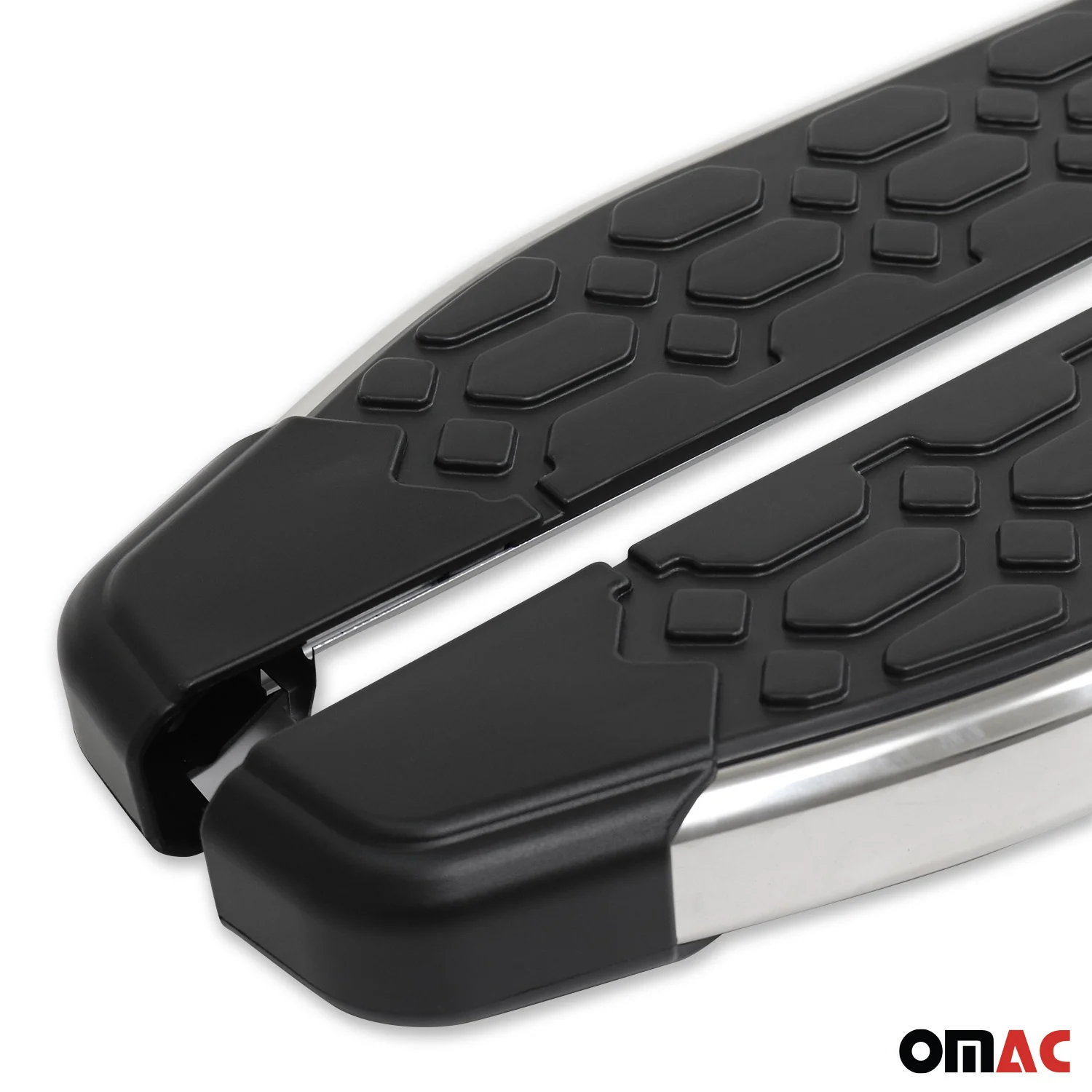 2023-2026 Mercedes GLC Class X254 Running Boards Side Steps Silver & Black - Image 9