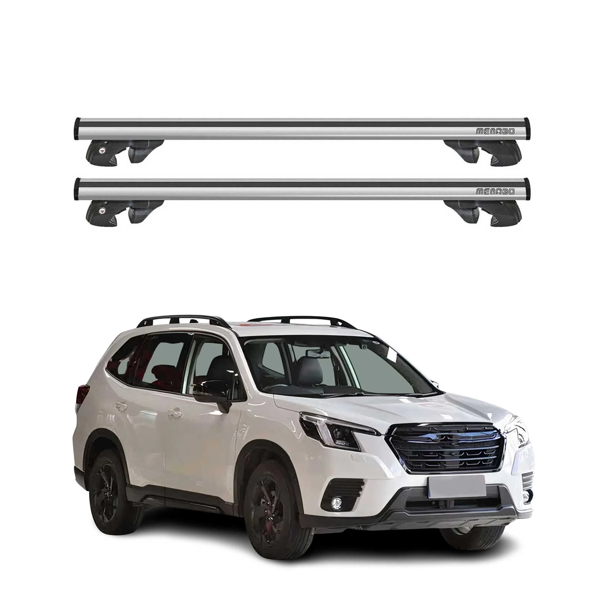 2025-2026 Subaru Forester Roof Rack Cross Bars Luggage Carrier Gray 2Pcs