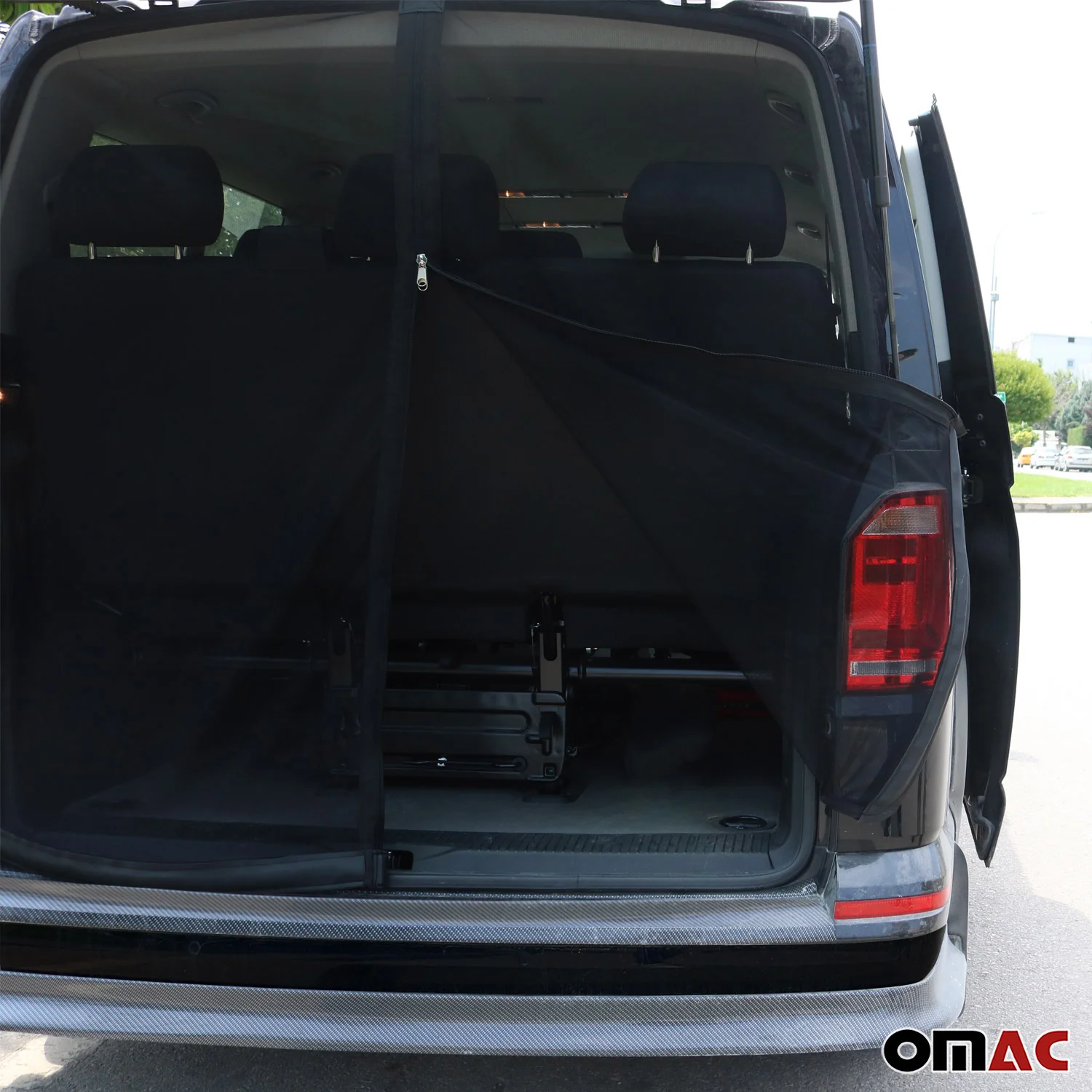 2025-2026 VW ID.Buzz Mosquito Net Bug Magnetic Screen Tailgate Black 1 Pcs - Image 5